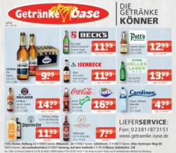 Getränke Oase: Getränkeangebote