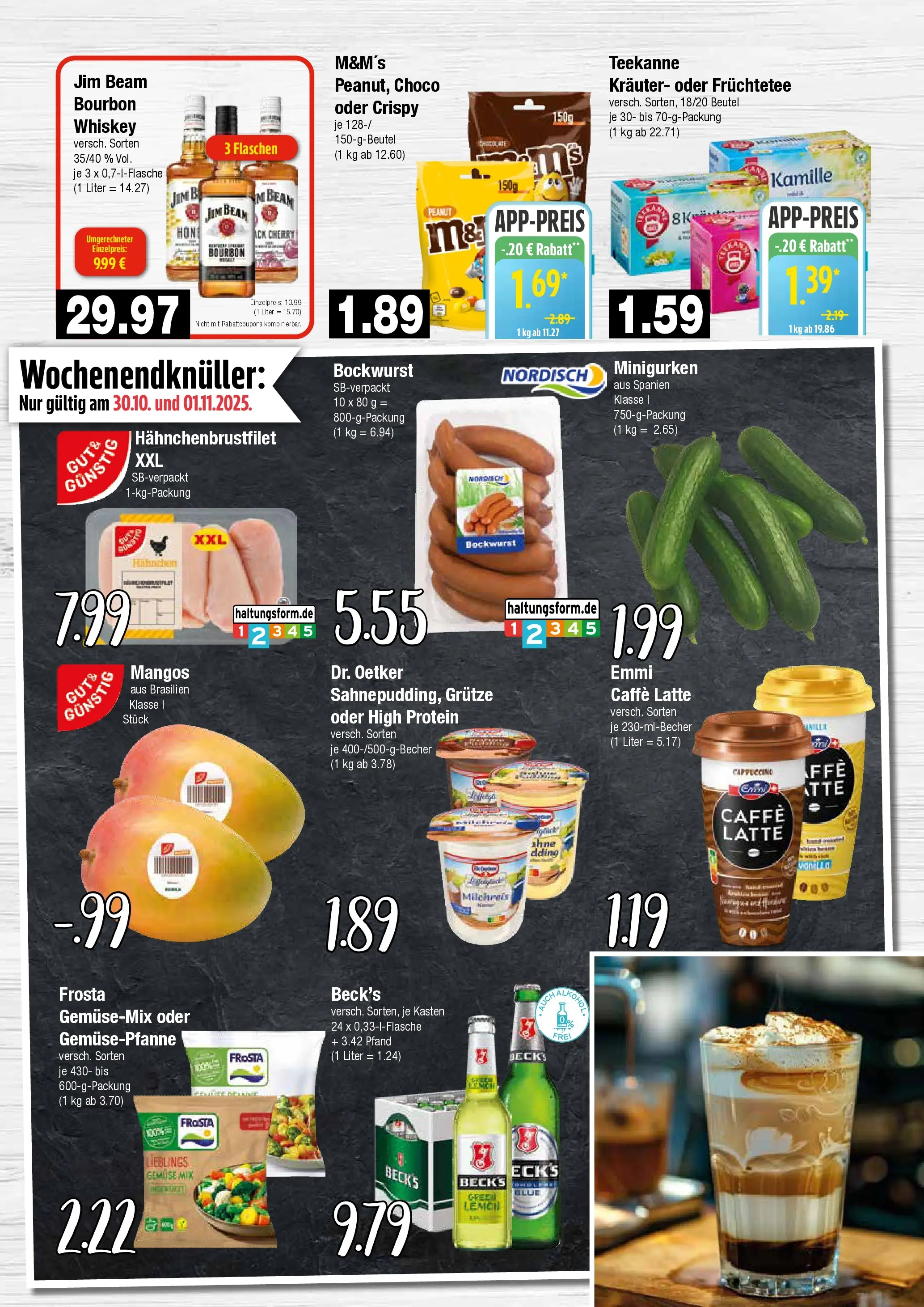 Edeka prospekt Hamburg	 (ab 26.10.2025) » Angebote Online | Seite: 10 | Produkte: Bockwurst, M&M's, Pudding, Teekanne