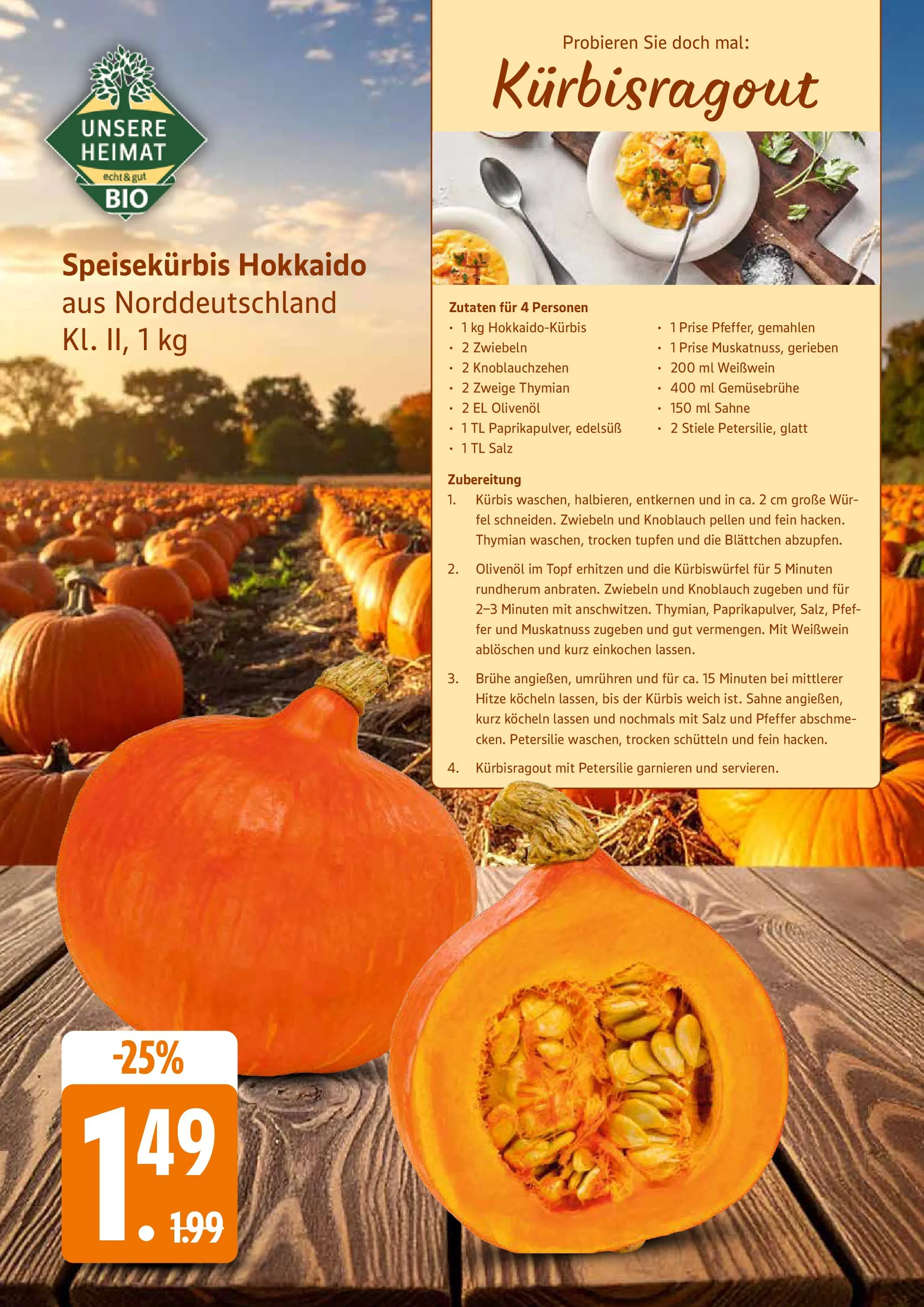 Edeka prospekt Großenwiehe	 (ab 26.10.2025) » Angebote Online | Seite: 21 | Produkte: Weißwein, Pfeffer, Petersilie, Sahne
