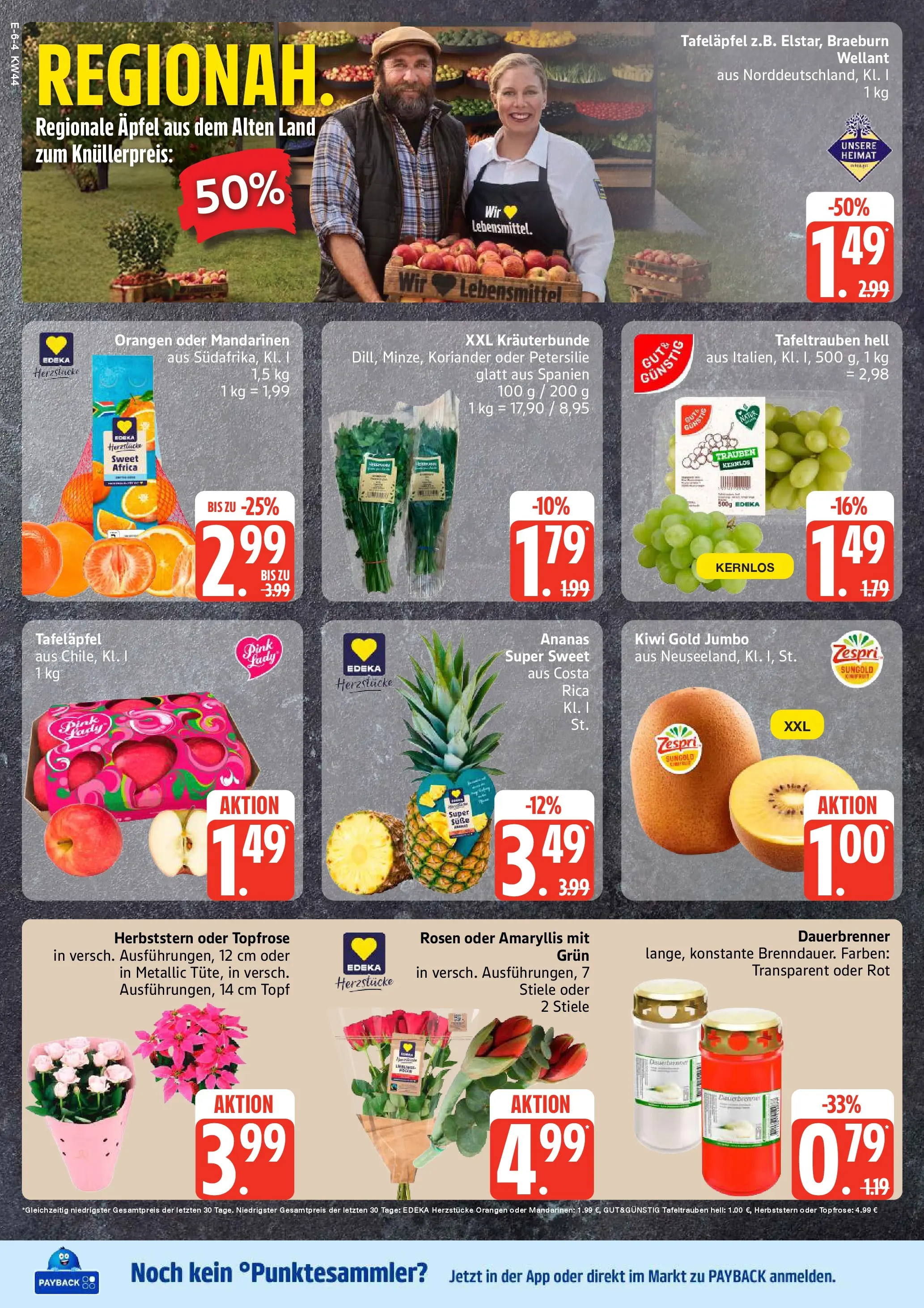 Edeka prospekt Neuruppin	 (ab 26.10.2025) » Angebote Online | Seite: 6 | Produkte: Äpfel, Ananas, Petersilie, Kiwi
