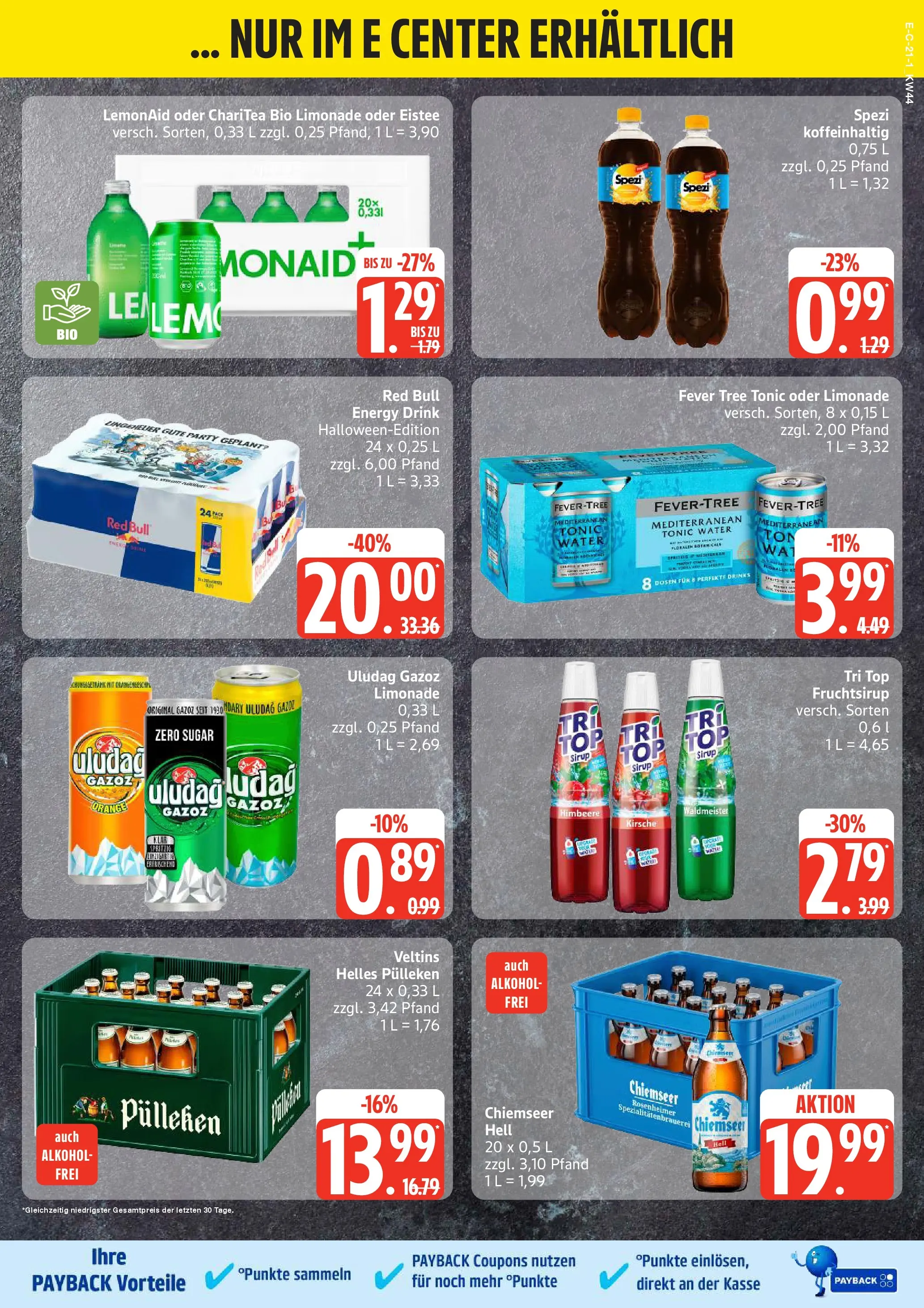 Edeka prospekt Neuruppin	 (ab 26.10.2025) » Angebote Online | Seite: 21 | Produkte: Helles pulleken, Cola, Limonade, Himbeere