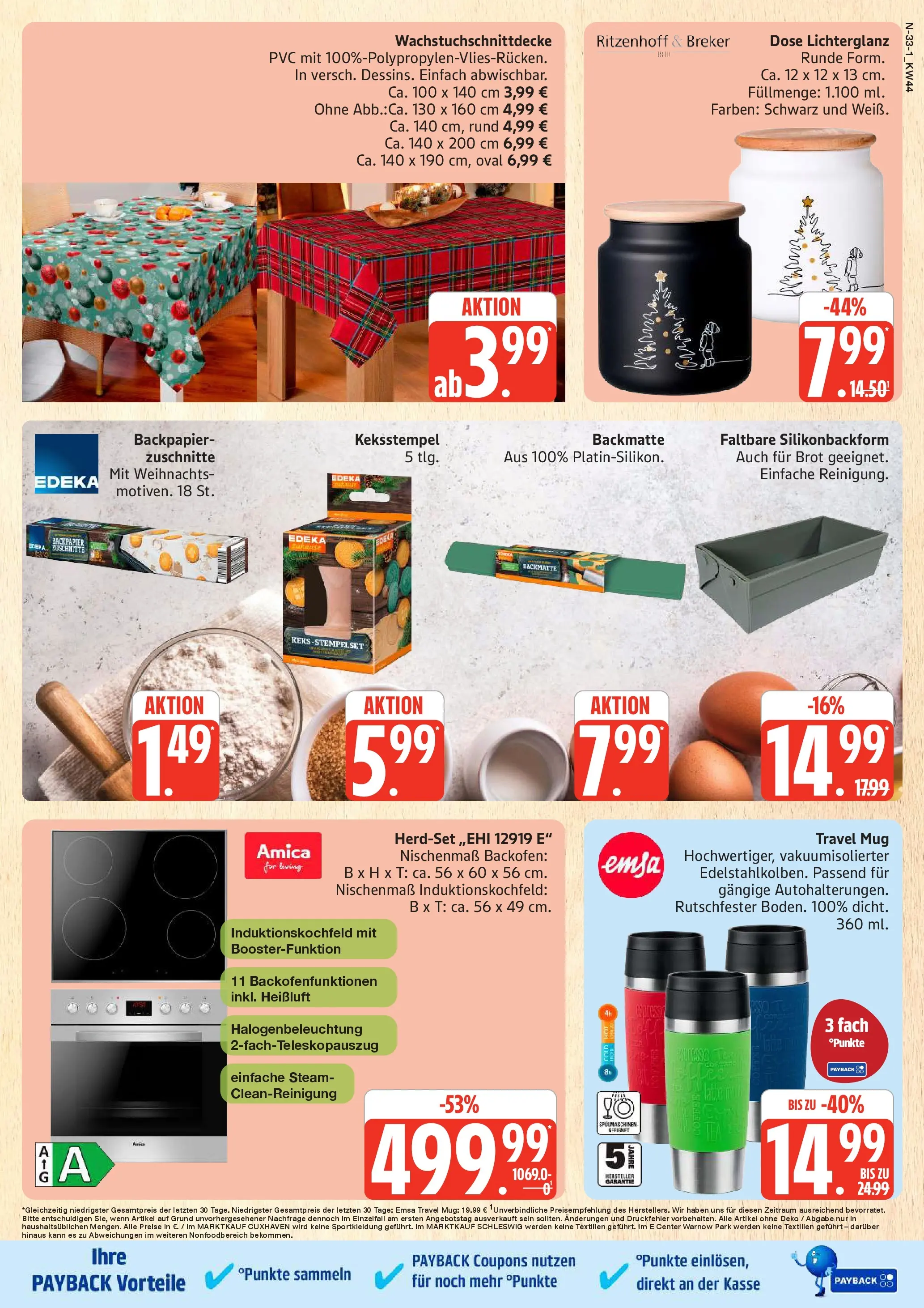 Edeka prospekt Rostock	 (ab 26.10.2025) » Angebote Online | Seite: 33 | Produkte: Backofen, Brot