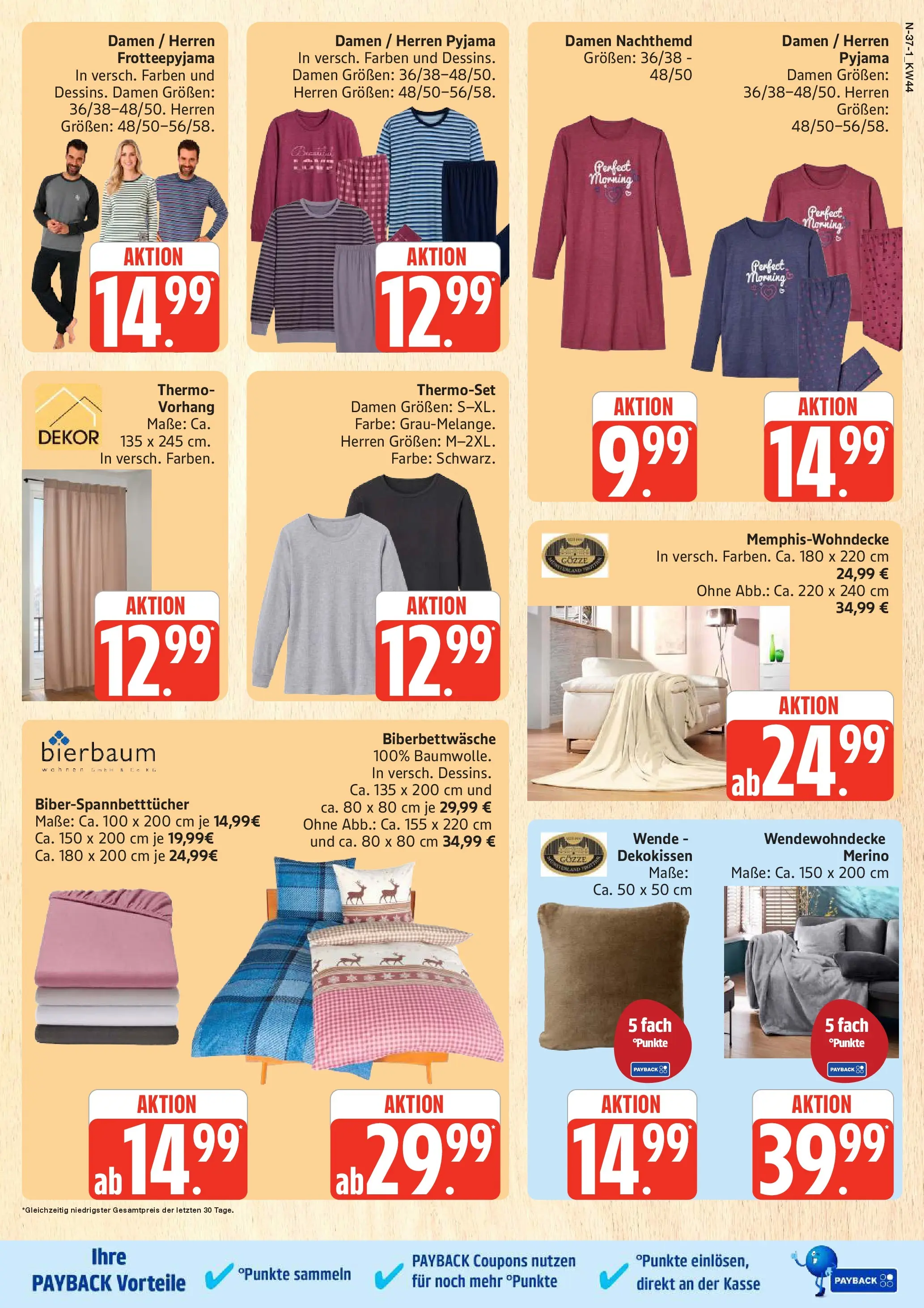 Edeka prospekt Rostock	 (ab 26.10.2025) » Angebote Online | Seite: 37 | Produkte: Vorhang, Pyjama