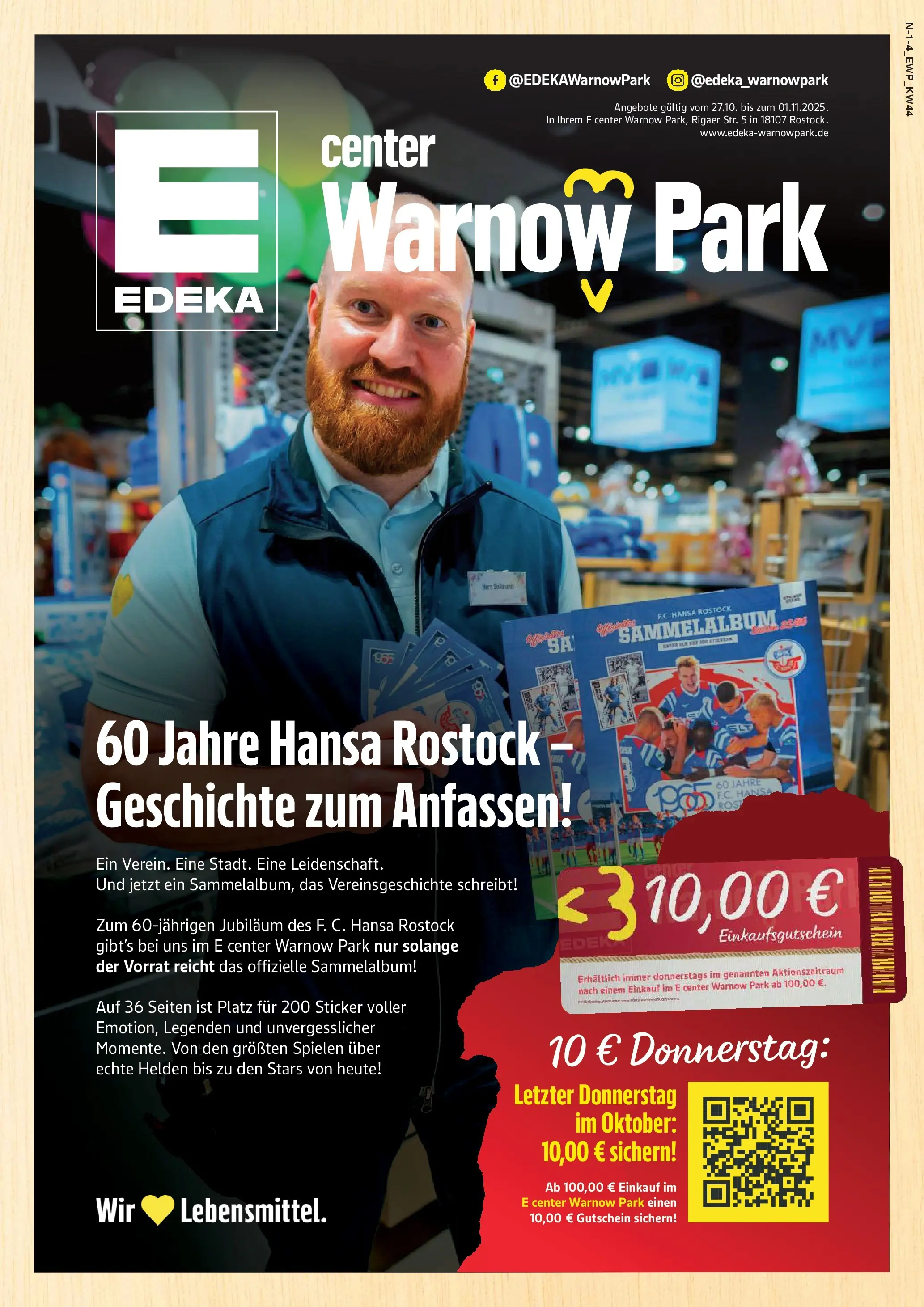 Edeka prospekt Rostock	 (ab 26.10.2025) » Angebote Online | Seite: 1