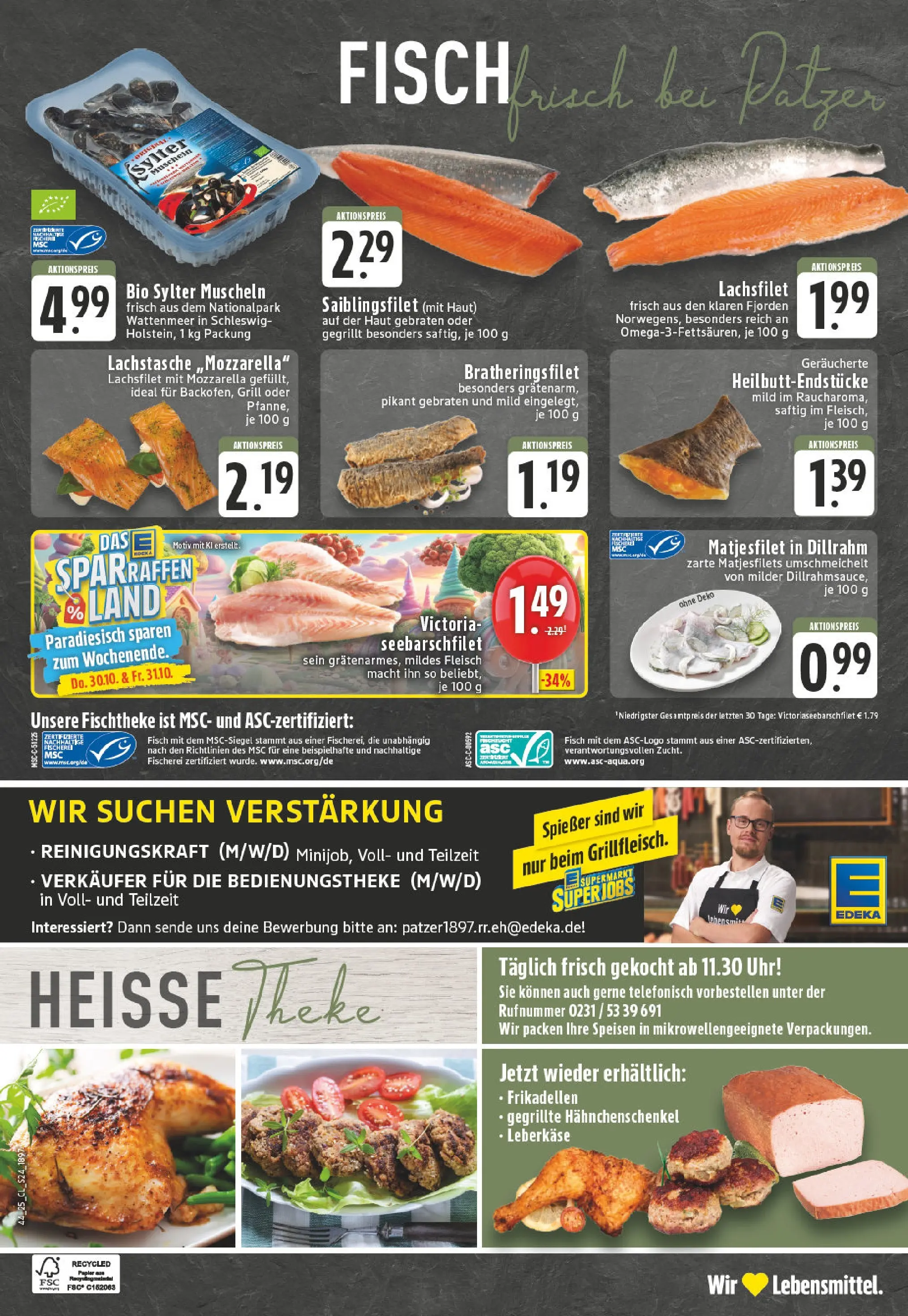 Edeka prospekt Dortmund - Wickede	 (ab 26.10.2025) » Angebote Online | Seite: 24 | Produkte: Grill, Theke, Fleisch, Uhr