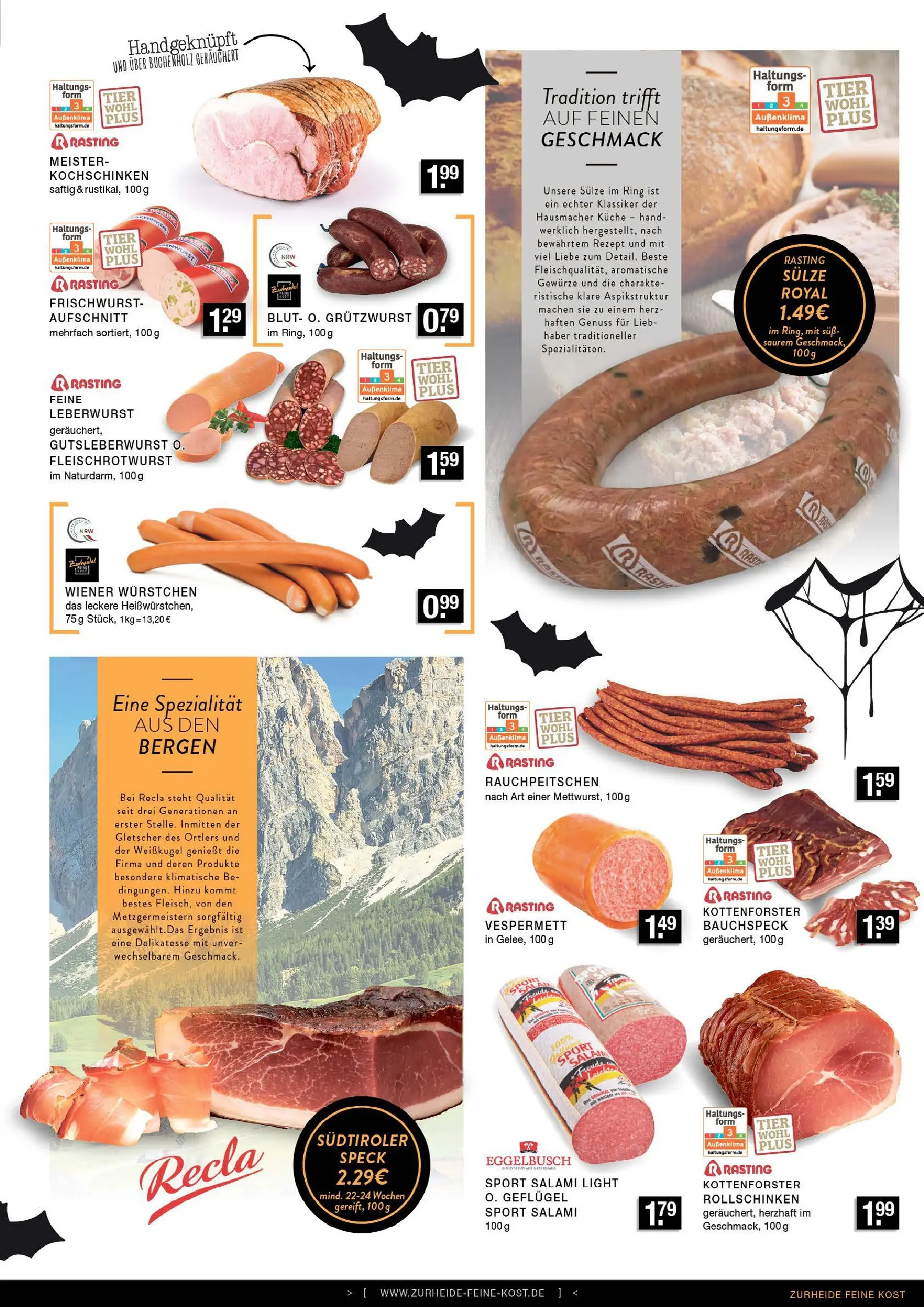 Edeka prospekt Gladbeck	 (ab 26.10.2025) » Angebote Online | Seite: 5 | Produkte: Wiener wurstchen, Küche, Gewürze, Salami