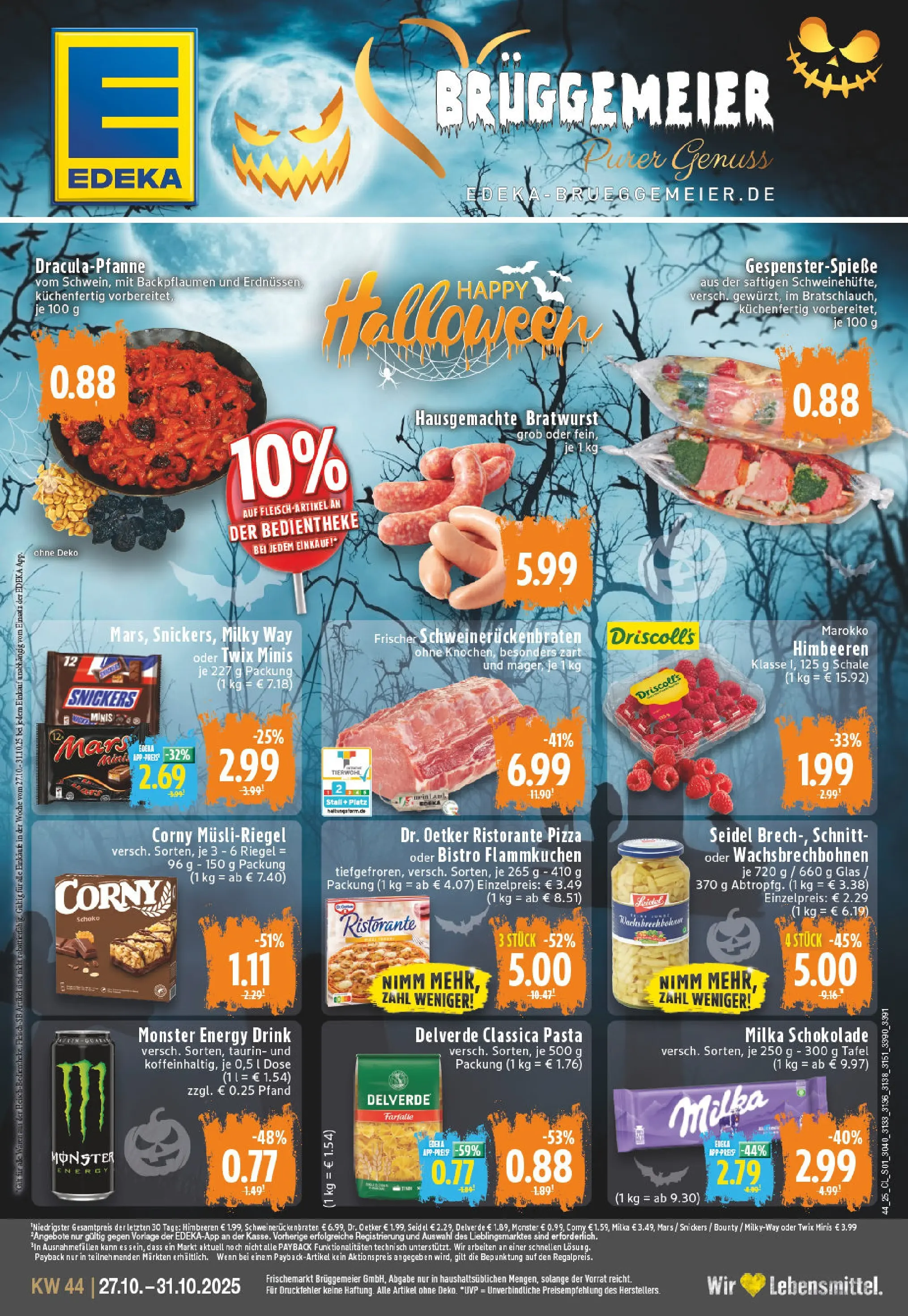 Edeka prospekt Emmerich	 (ab 26.10.2025) » Angebote Online | Seite: 1 | Produkte: Milka schokolade, Snickers, Twix, Pizza