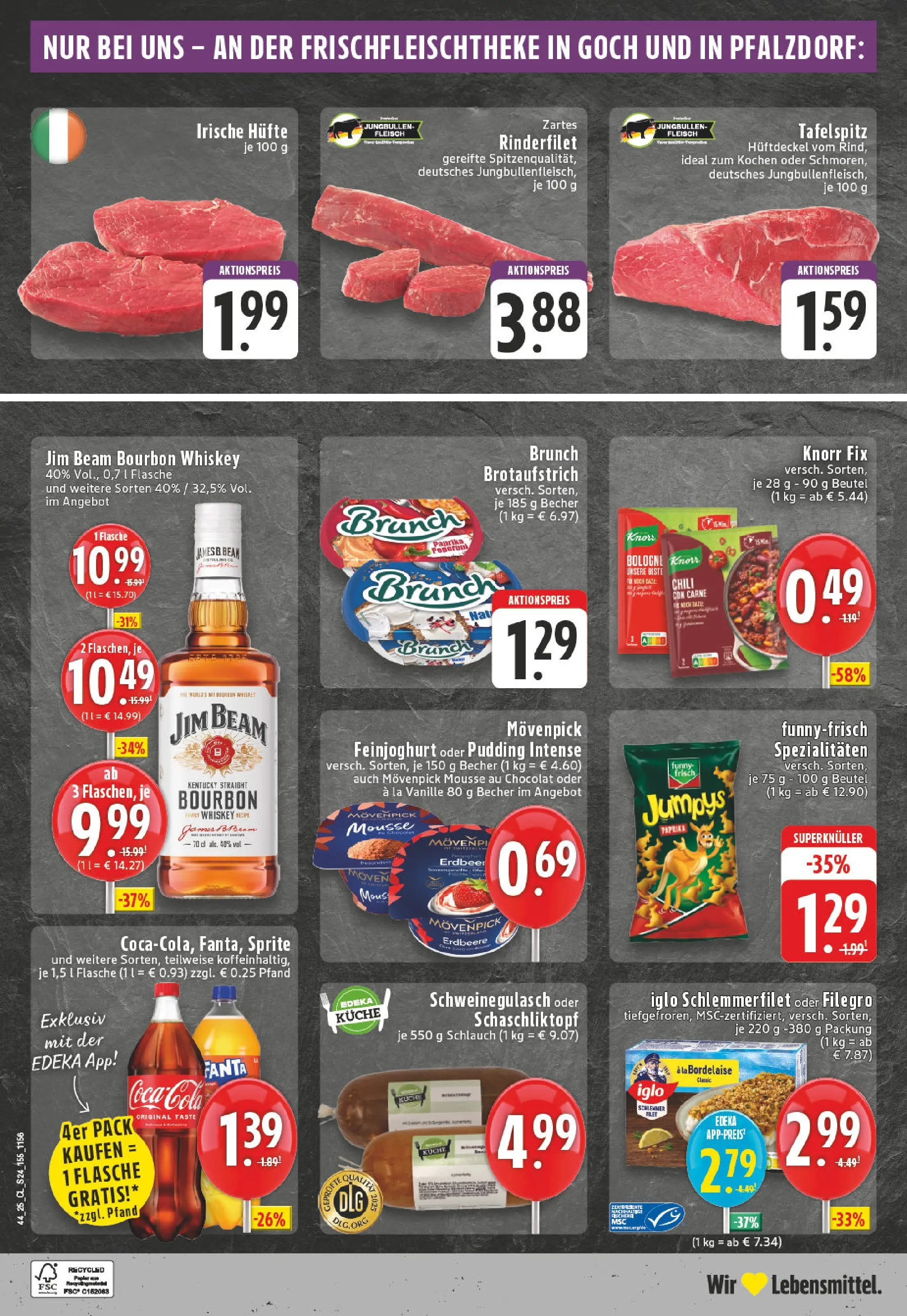 Edeka prospekt Goch	 (ab 26.10.2025) » Angebote Online | Seite: 24 | Produkte: Knorr fix, Tafelspitz, Coca cola, Paprika
