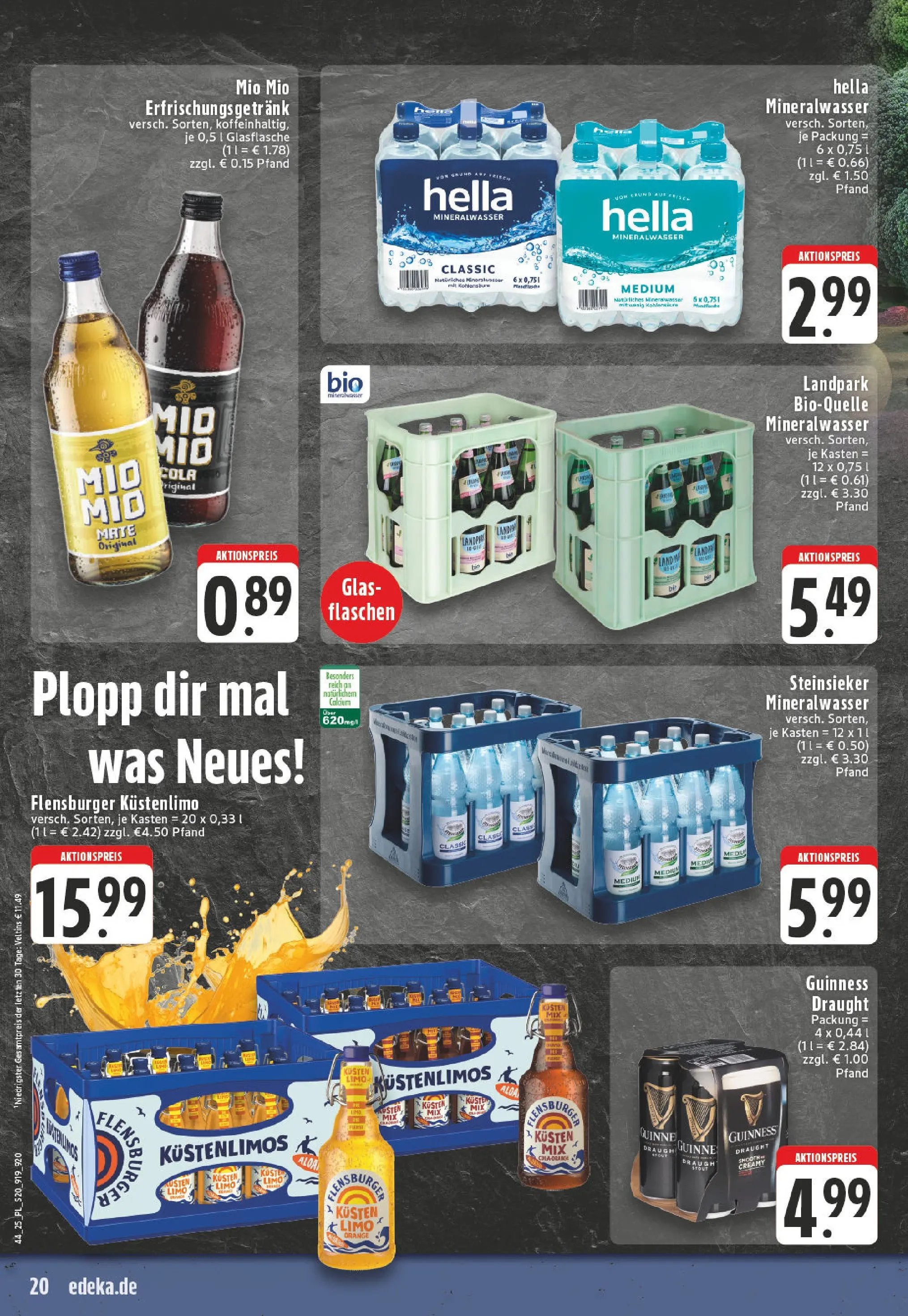 Edeka prospekt Xanten	 (ab 26.10.2025) » Angebote Online | Seite: 22 | Produkte: Burger, Mineralwasser, Hella, Veltins