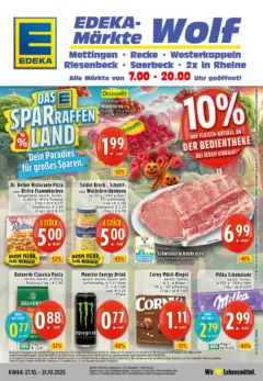 Edeka prospekt Saerbeck	 ab 26.10.2025 gültig