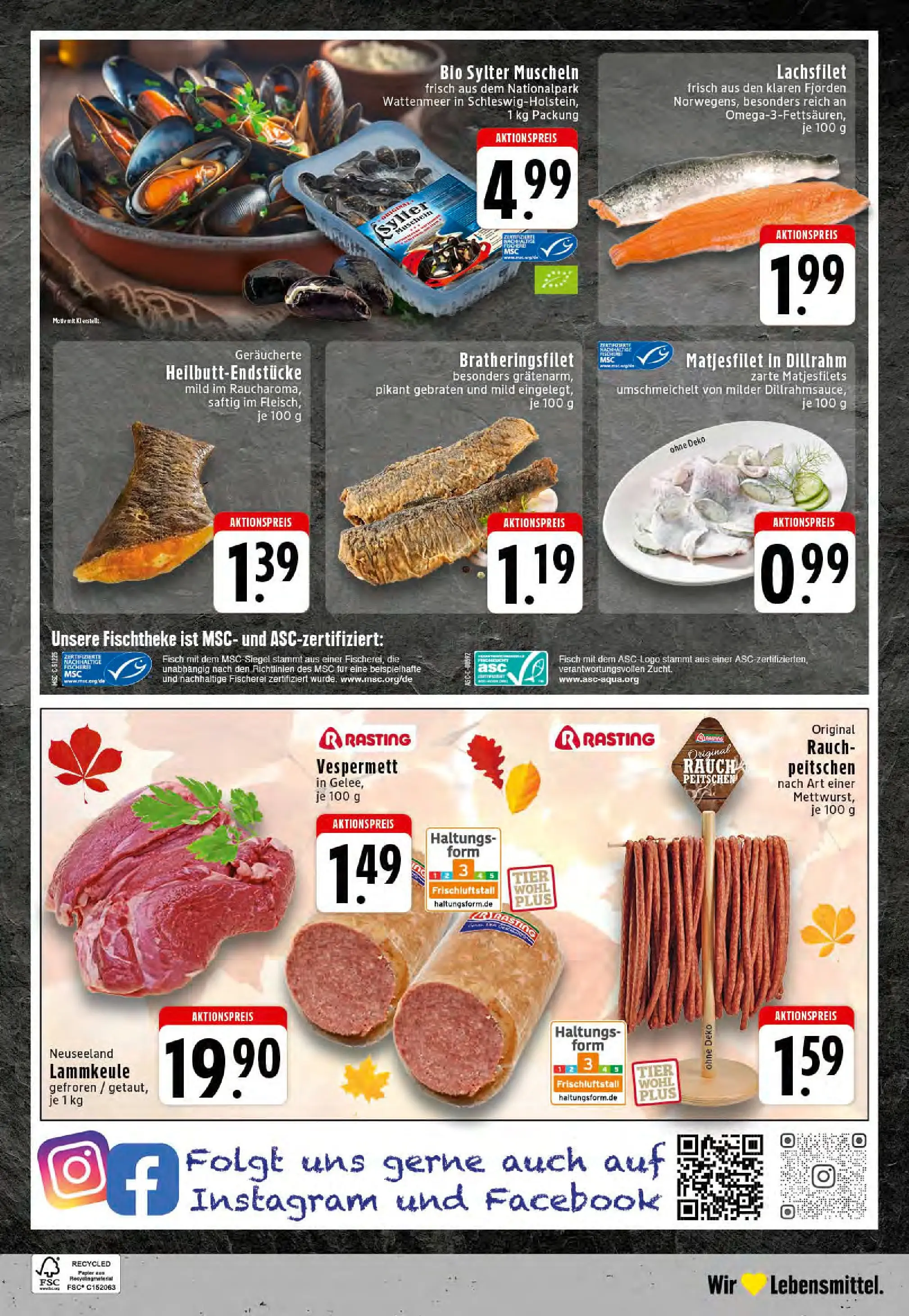 Edeka prospekt Dortmund-Eving	 (ab 26.10.2025) » Angebote Online | Seite: 24 | Produkte: Lammkeule, Fisch