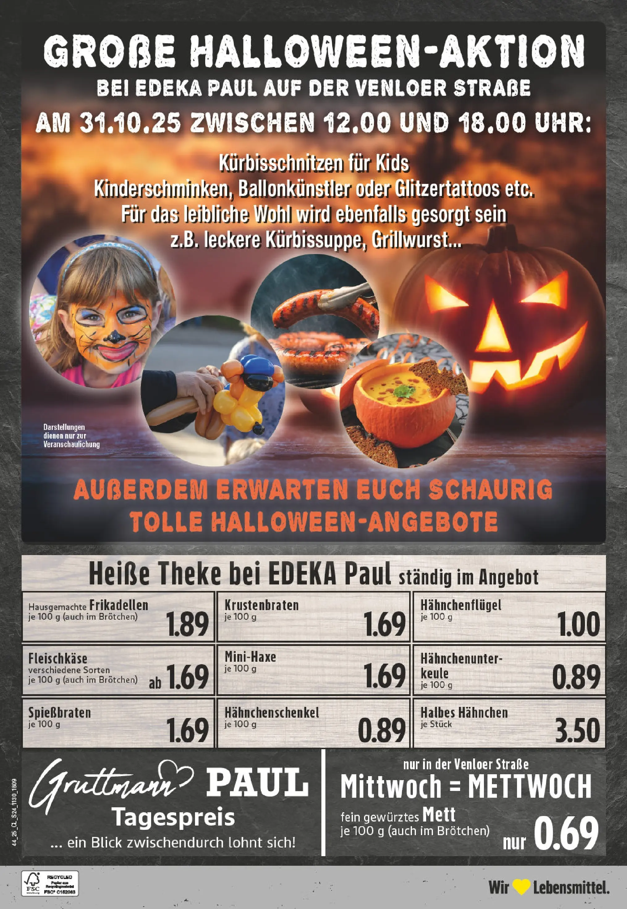 Edeka prospekt Neuss	 (ab 26.10.2025) » Angebote Online | Seite: 24 | Produkte: Hahnchenschenkel, Theke, Krustenbraten, Uhr