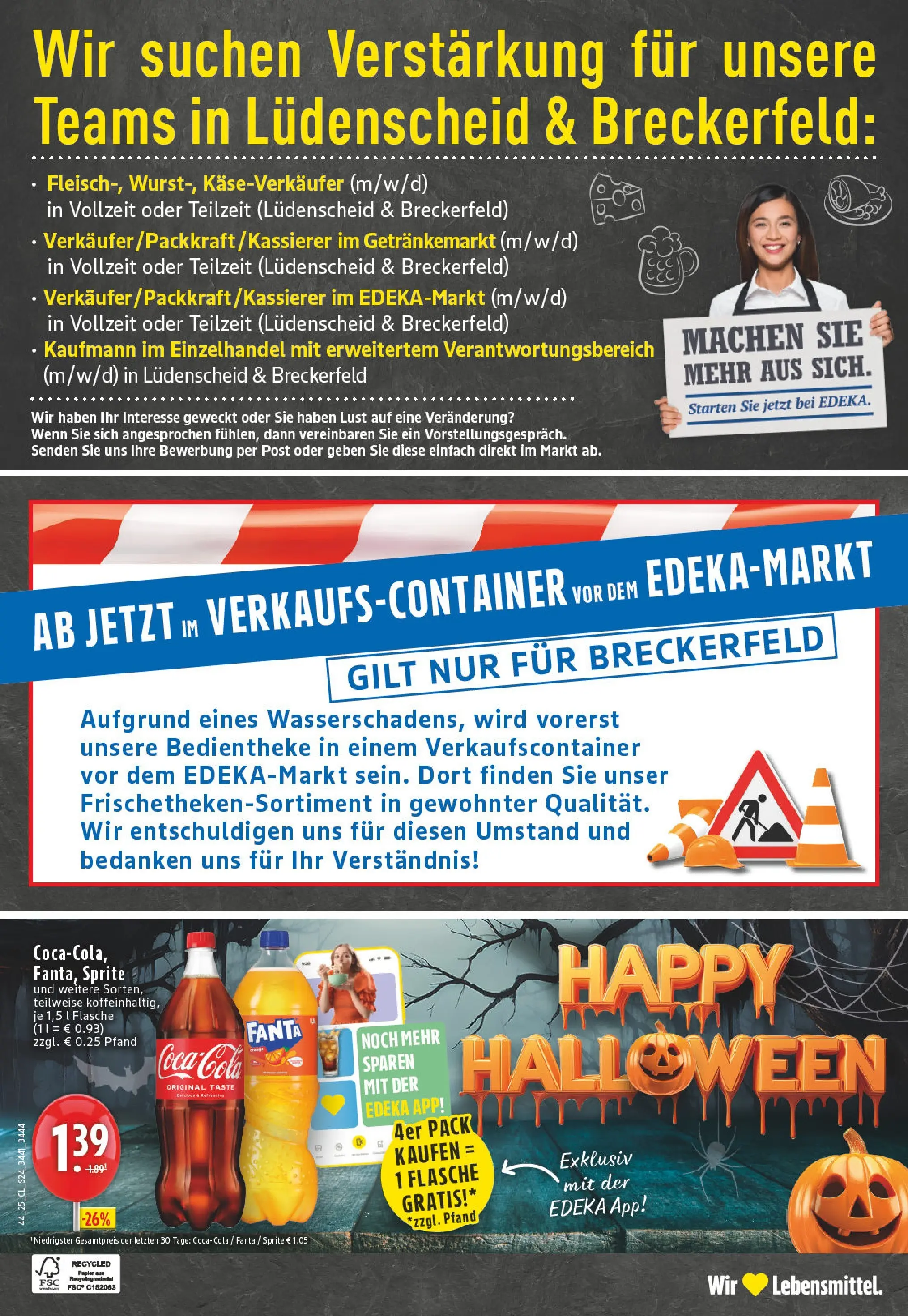Edeka prospekt Luedenscheid	 (ab 26.10.2025) » Angebote Online | Seite: 24 | Produkte: Coca cola, Fanta, Sprite, Cola