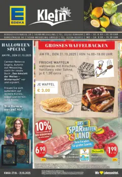 Edeka prospekt Wesseling-Urfeld	 ab 26.10.2025 gültig
