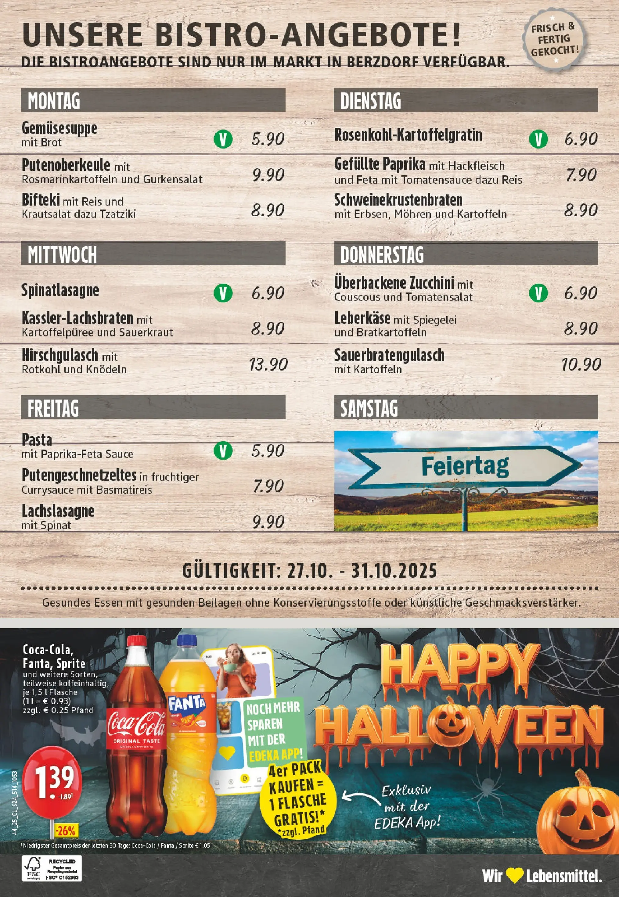 Edeka prospekt Wesseling-Urfeld	 (ab 26.10.2025) » Angebote Online | Seite: 24 | Produkte: Fanta, Kartoffeln, Brot, Reis