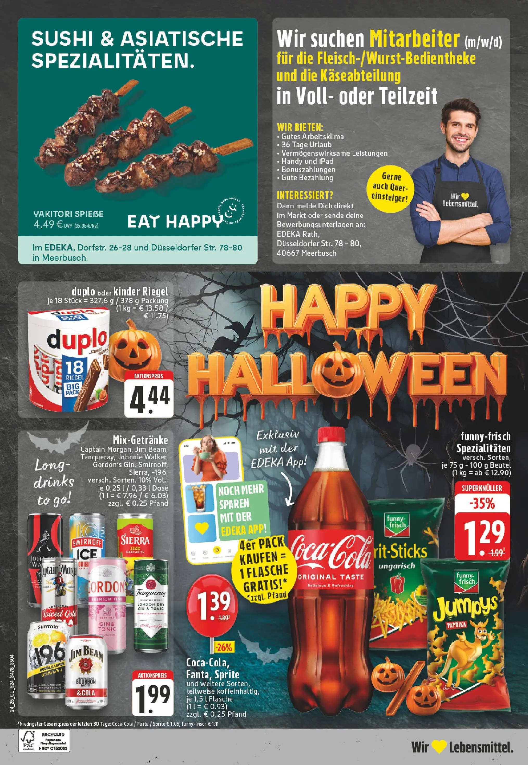 Edeka prospekt Meerbusch	 (ab 26.10.2025) » Angebote Online | Seite: 24 | Produkte: Sprite, Cola, Bourbon, Chips