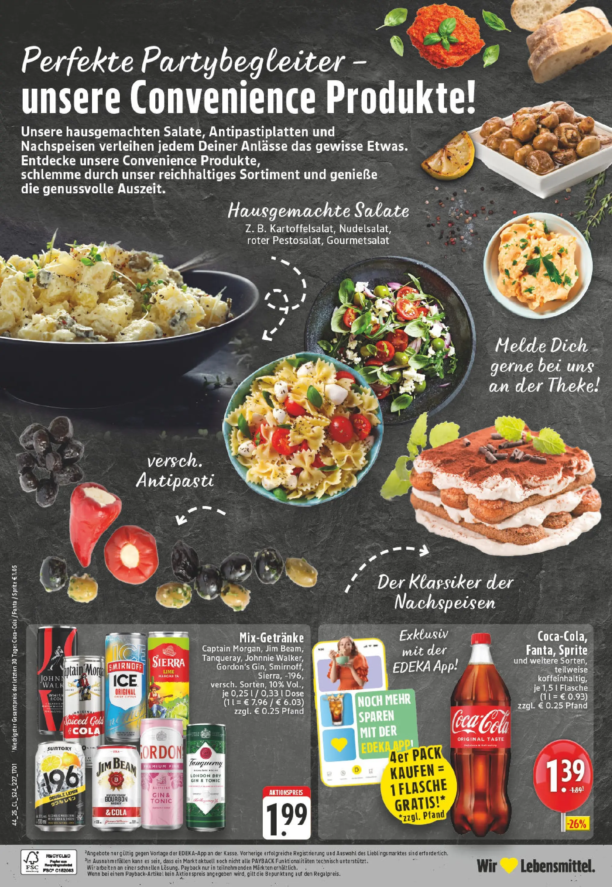 Edeka prospekt Leichlingen	 (ab 26.10.2025) » Angebote Online | Seite: 24 | Produkte: Fanta, Theke, Smirnoff, Gin