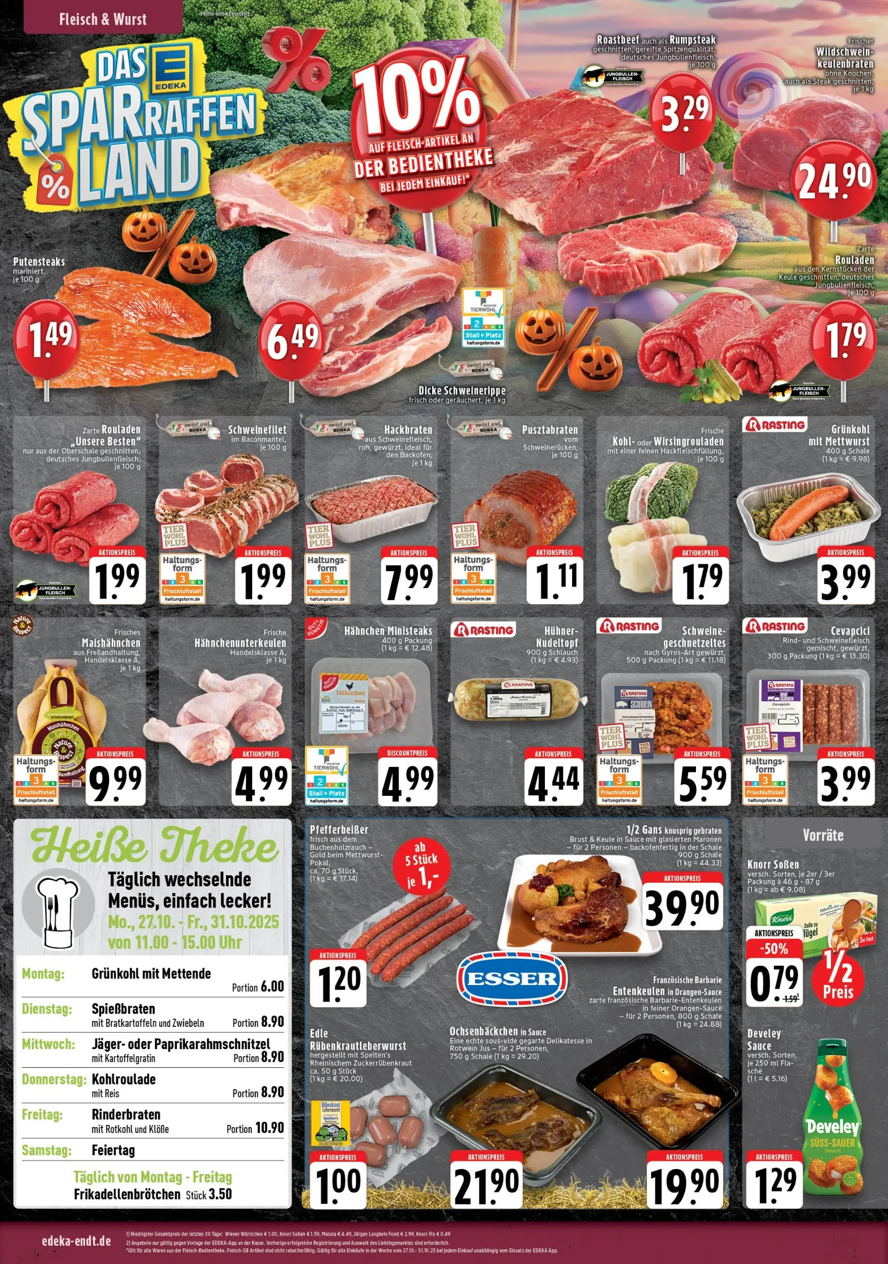Edeka prospekt Wegberg	 (ab 26.10.2025) » Angebote Online | Seite: 2 | Produkte: Rumpsteak, Theke, Schweinefilet, Reis