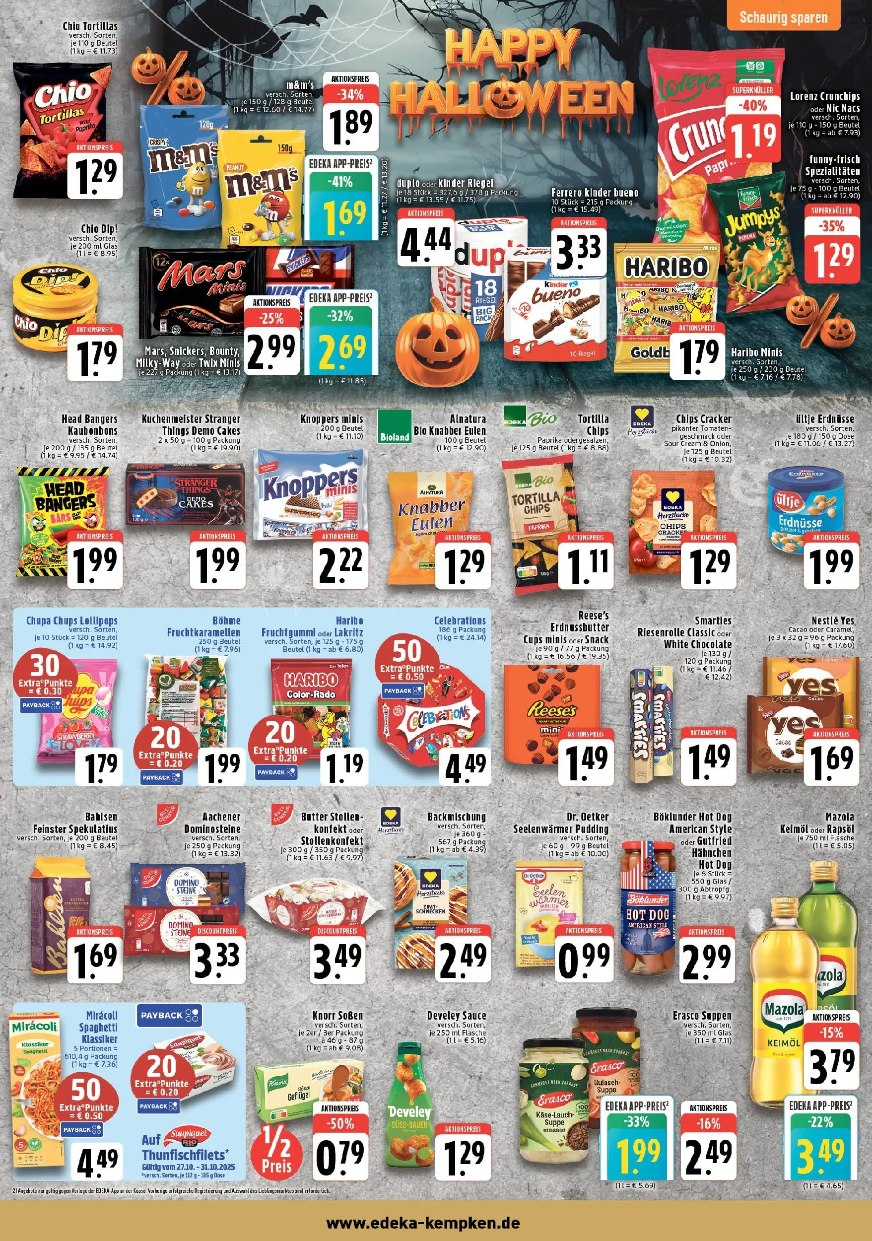 Edeka prospekt Krefeld - Traar	 (ab 26.10.2025) » Angebote Online | Seite: 5 | Produkte: Kinder bueno, Mars, Twix, Knoppers