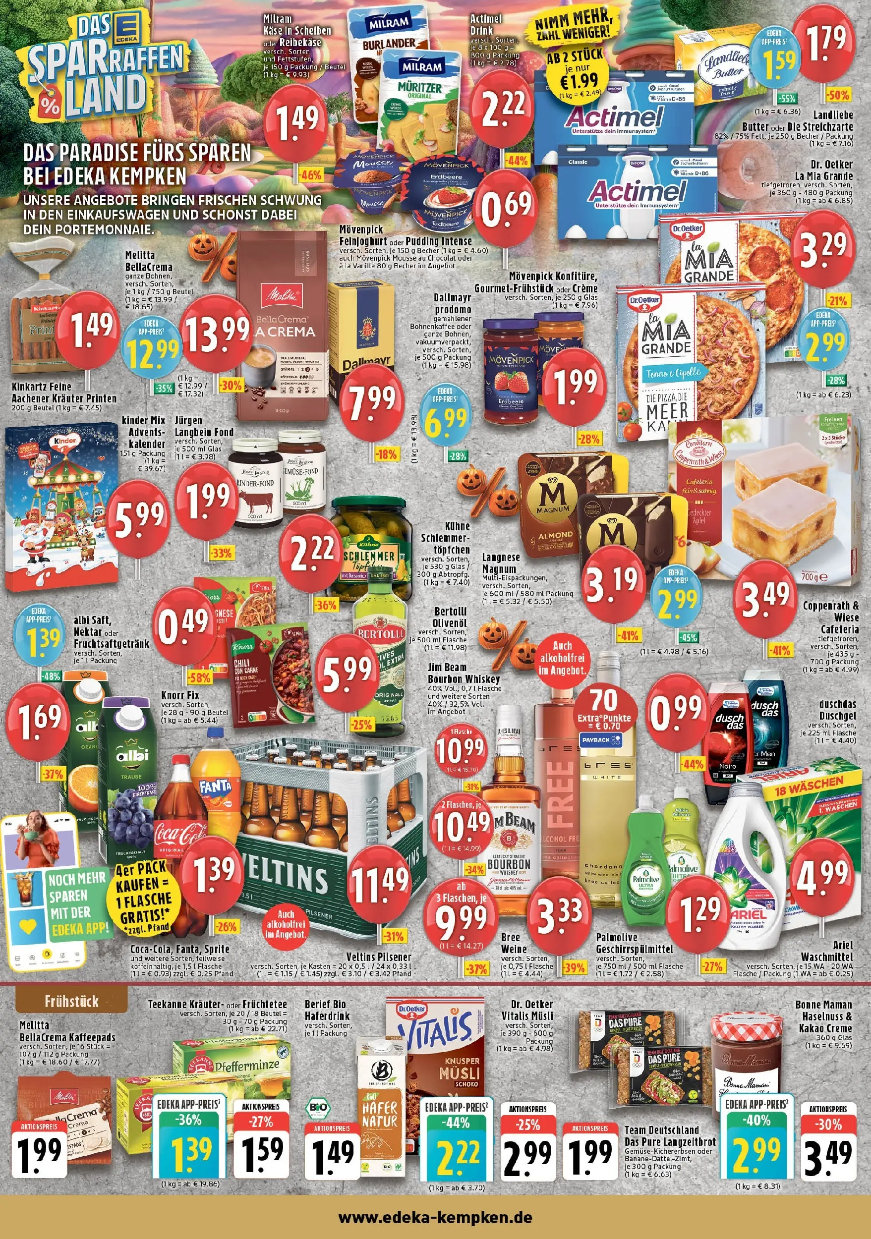 Edeka prospekt Krefeld - Traar	 (ab 26.10.2025) » Angebote Online | Seite: 6 | Produkte: Musli, Actimel, Ariel, Bonne maman