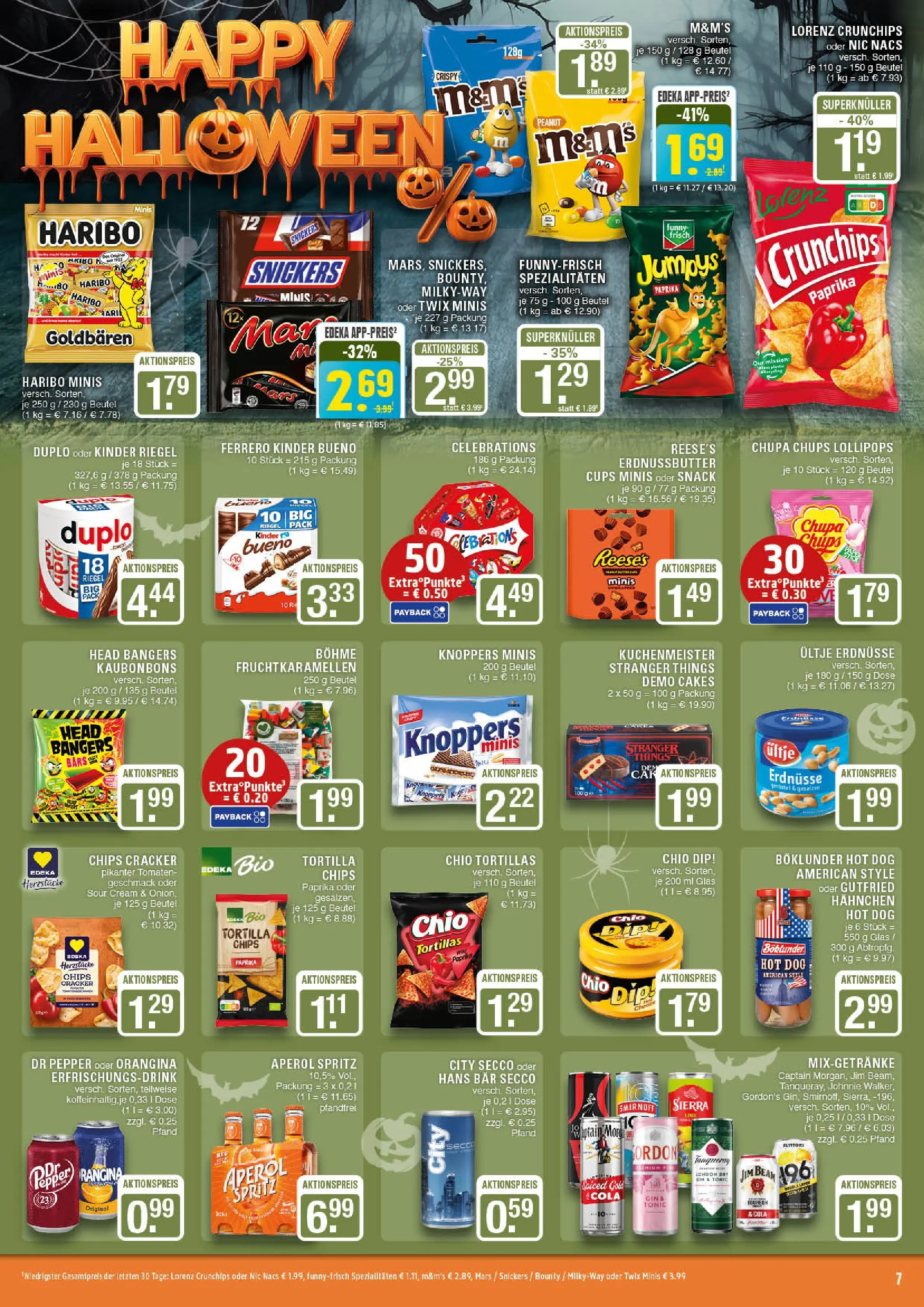 Edeka prospekt Marl	 (ab 26.10.2025) » Angebote Online | Seite: 7 | Produkte: Ultje erdnusse, Mars, Lorenz crunchips, Gin