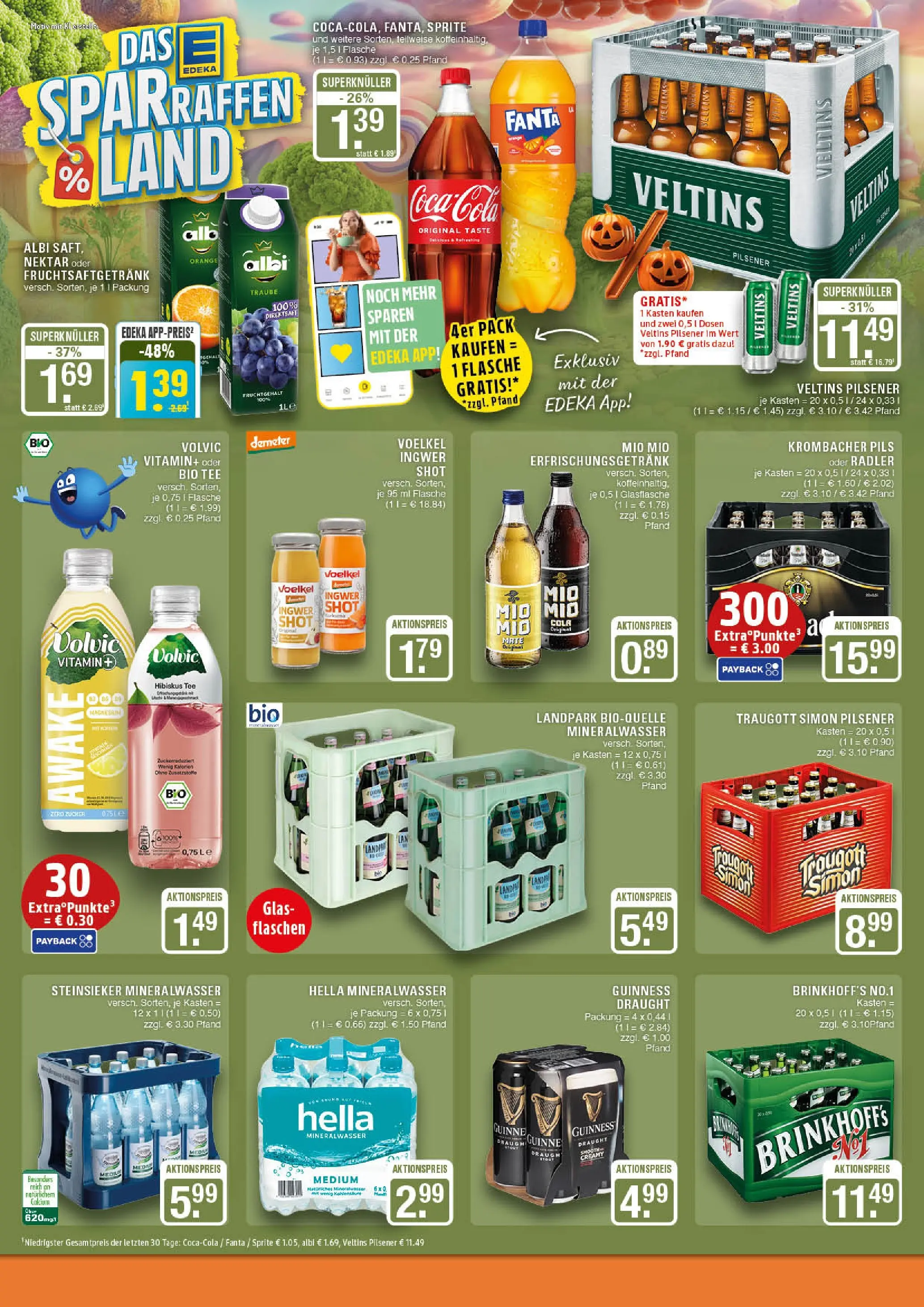 Edeka prospekt Marl	 (ab 26.10.2025) » Angebote Online | Seite: 12 | Produkte: Sprite, Pils, Saft, Veltins