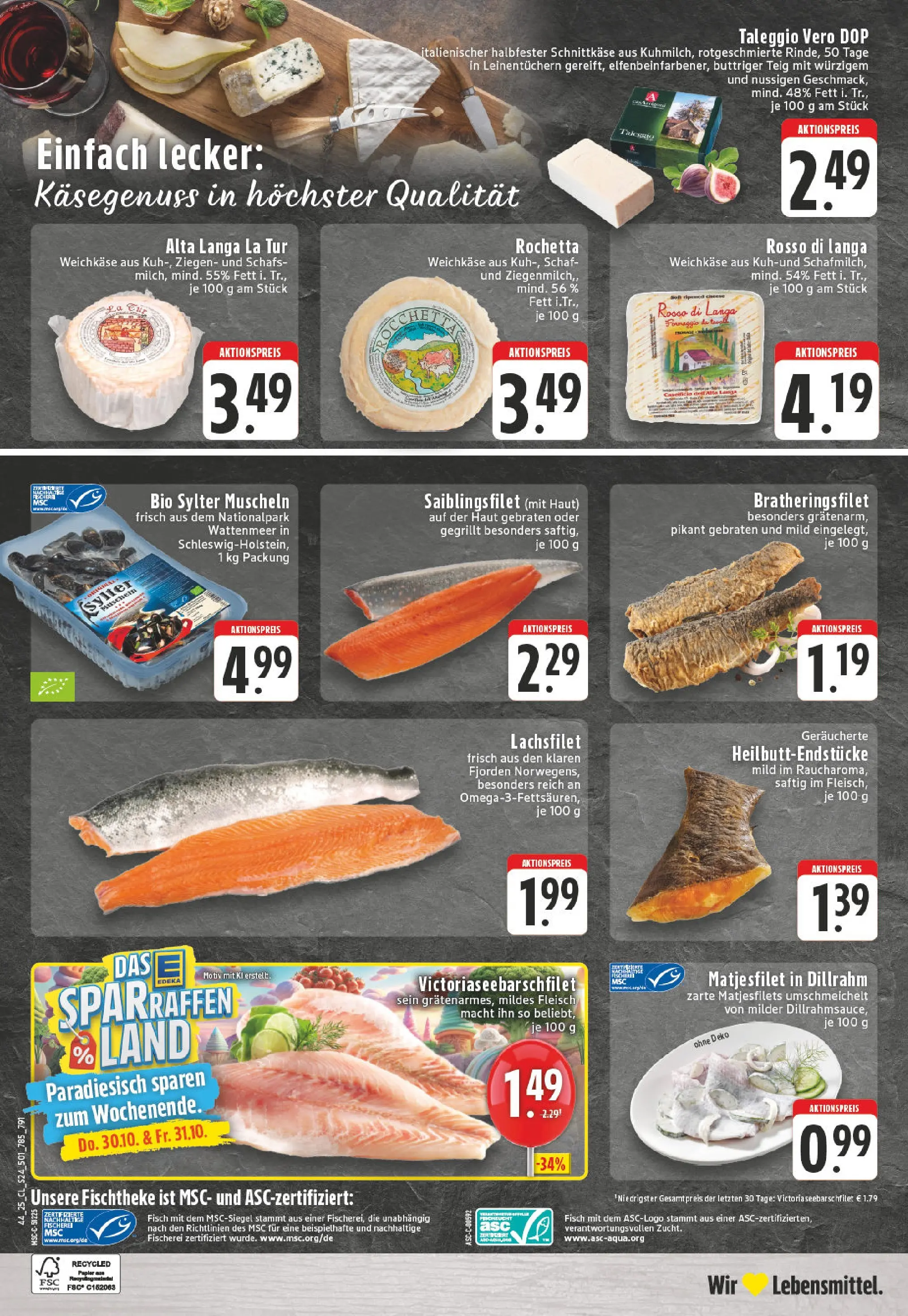 Edeka prospekt Siegburg	 (ab 26.10.2025) » Angebote Online | Seite: 24 | Produkte: Tür, Fisch, Fleisch