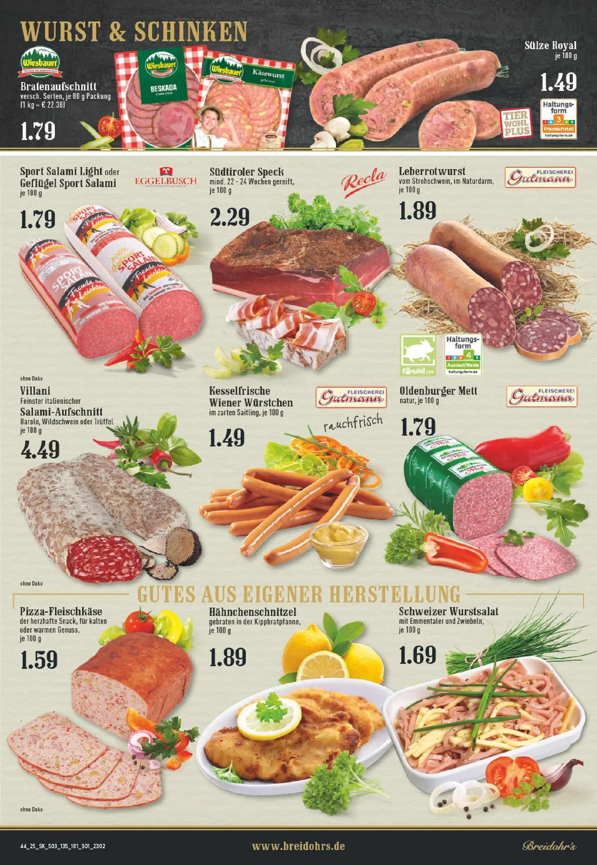 Edeka prospekt Rösrath	 (ab 26.10.2025) » Angebote Online | Seite: 3 | Produkte: Wiener wurstchen, Wurst, Salami, Schinken