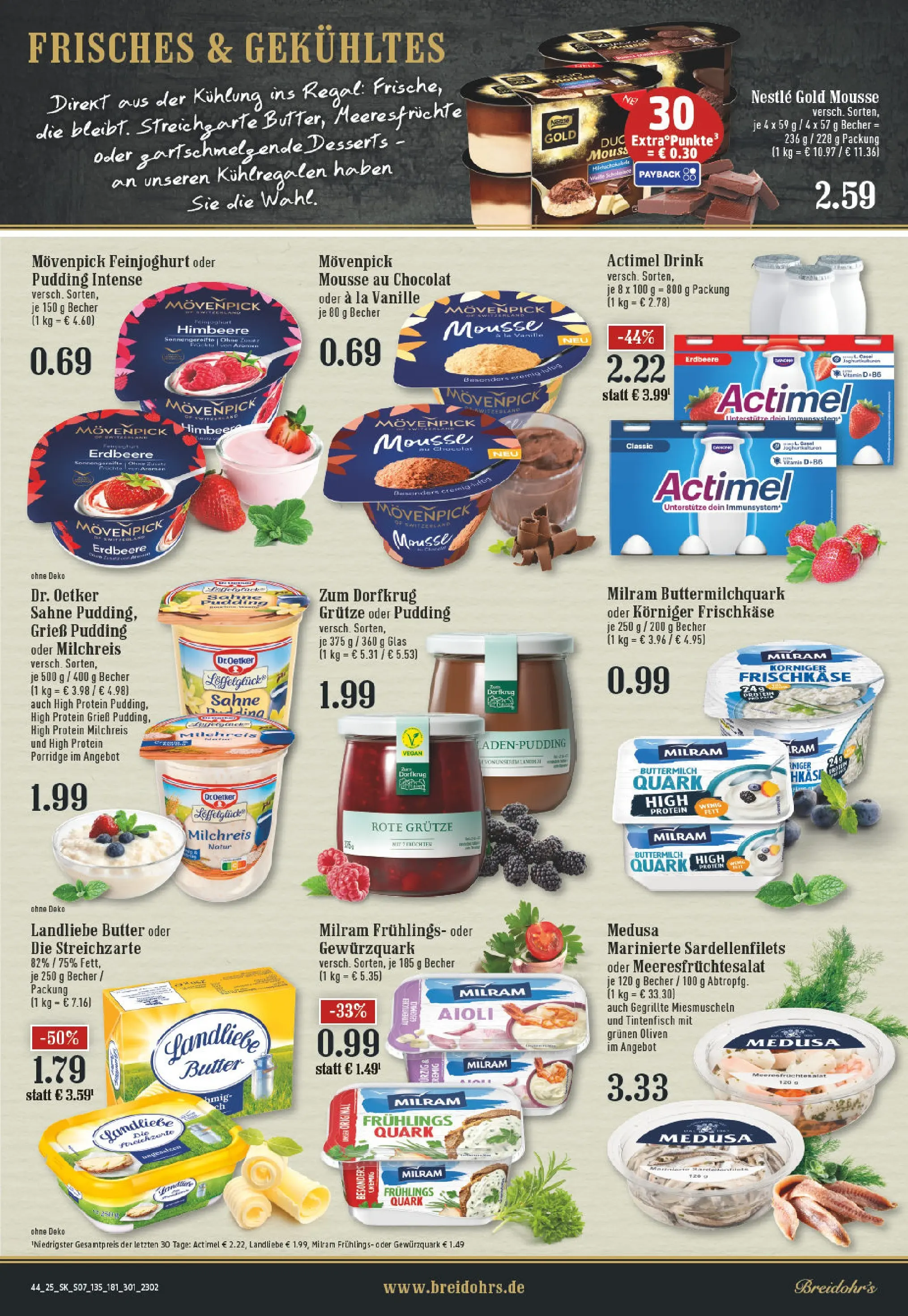 Edeka prospekt Rösrath	 (ab 26.10.2025) » Angebote Online | Seite: 7 | Produkte: Butter, Schokolade, Himbeere, Sahne