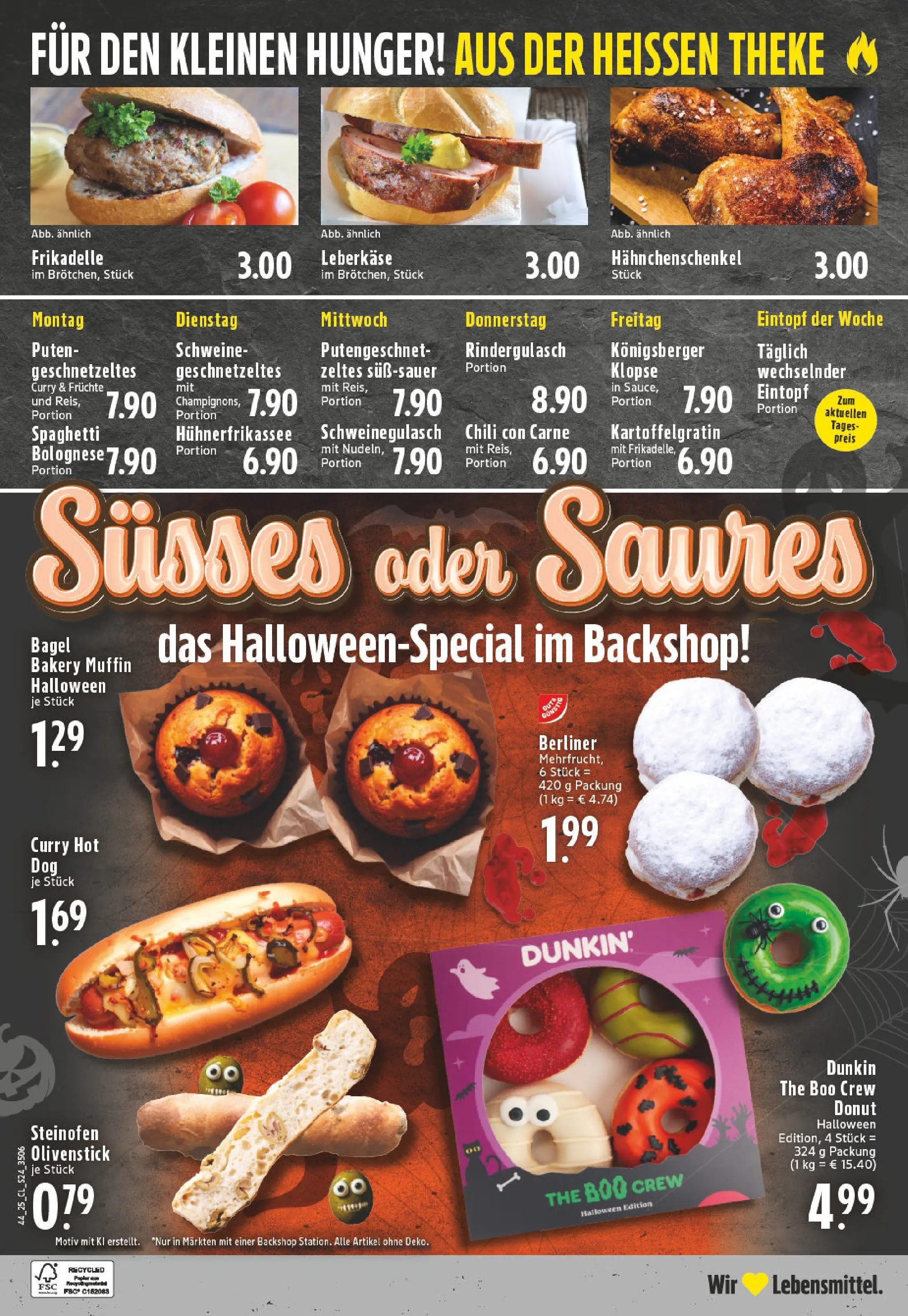 Edeka prospekt Düsseldorf	 (ab 26.10.2025) » Angebote Online | Seite: 24 | Produkte: Berliner, Rindergulasch, Theke, Chili