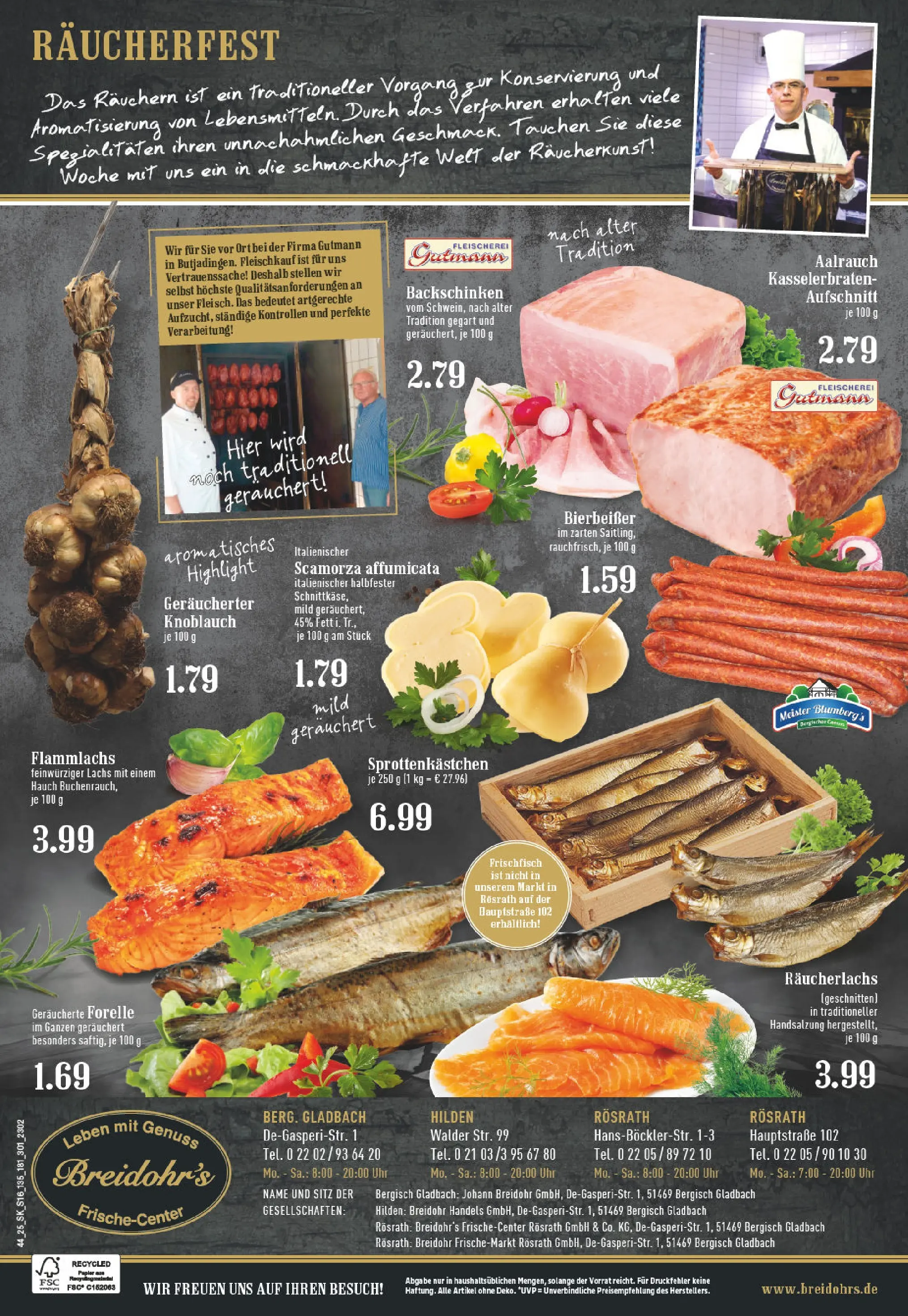 Edeka prospekt Rösrath	 (ab 26.10.2025) » Angebote Online | Seite: 16 | Produkte: Lachs, Räucherlachs, Knoblauch, Uhr