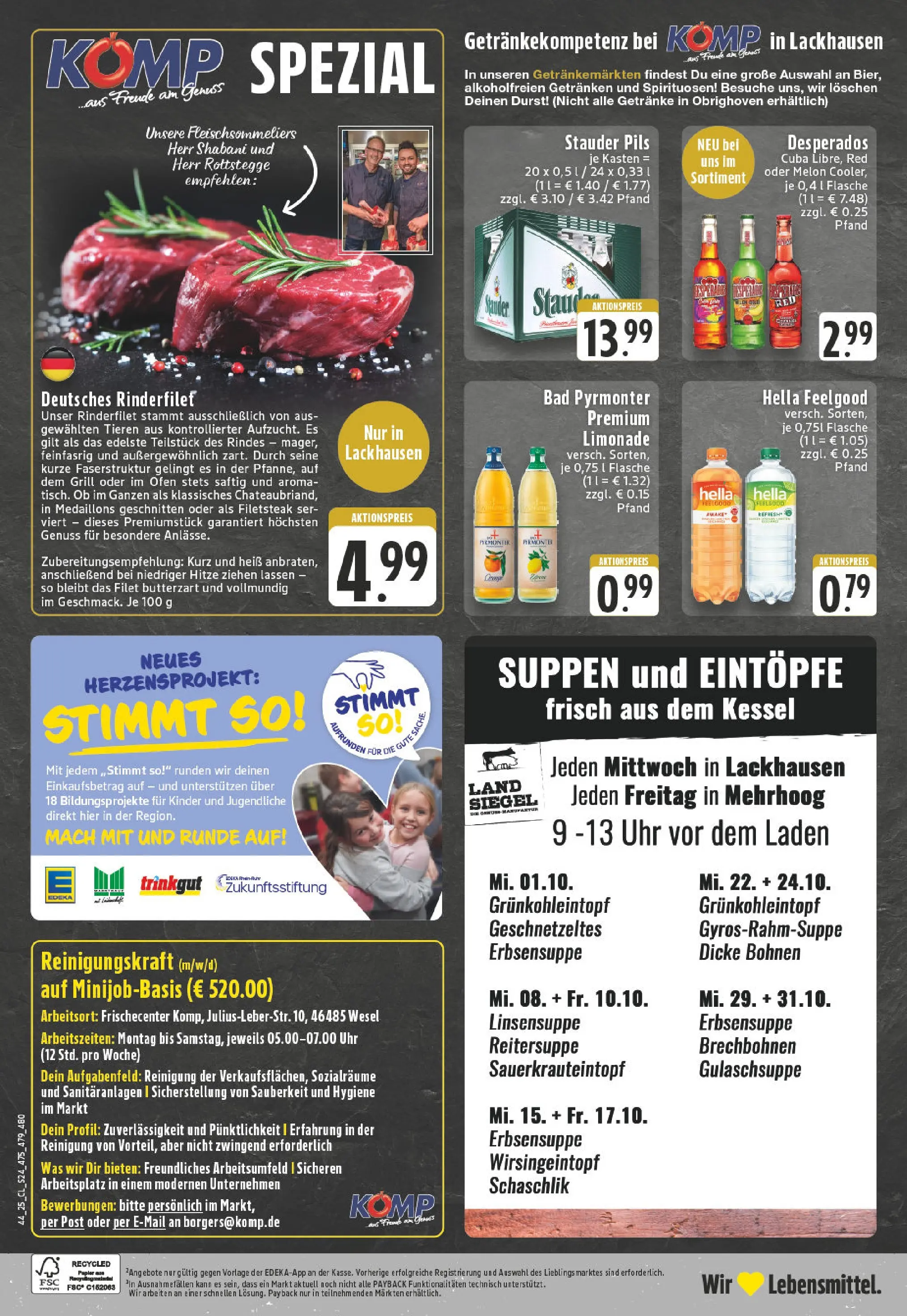 Edeka prospekt Hamminkeln -Mehrhoog	 (ab 26.10.2025) » Angebote Online | Seite: 24 | Produkte: Grill, Hella, Desperados, Uhr