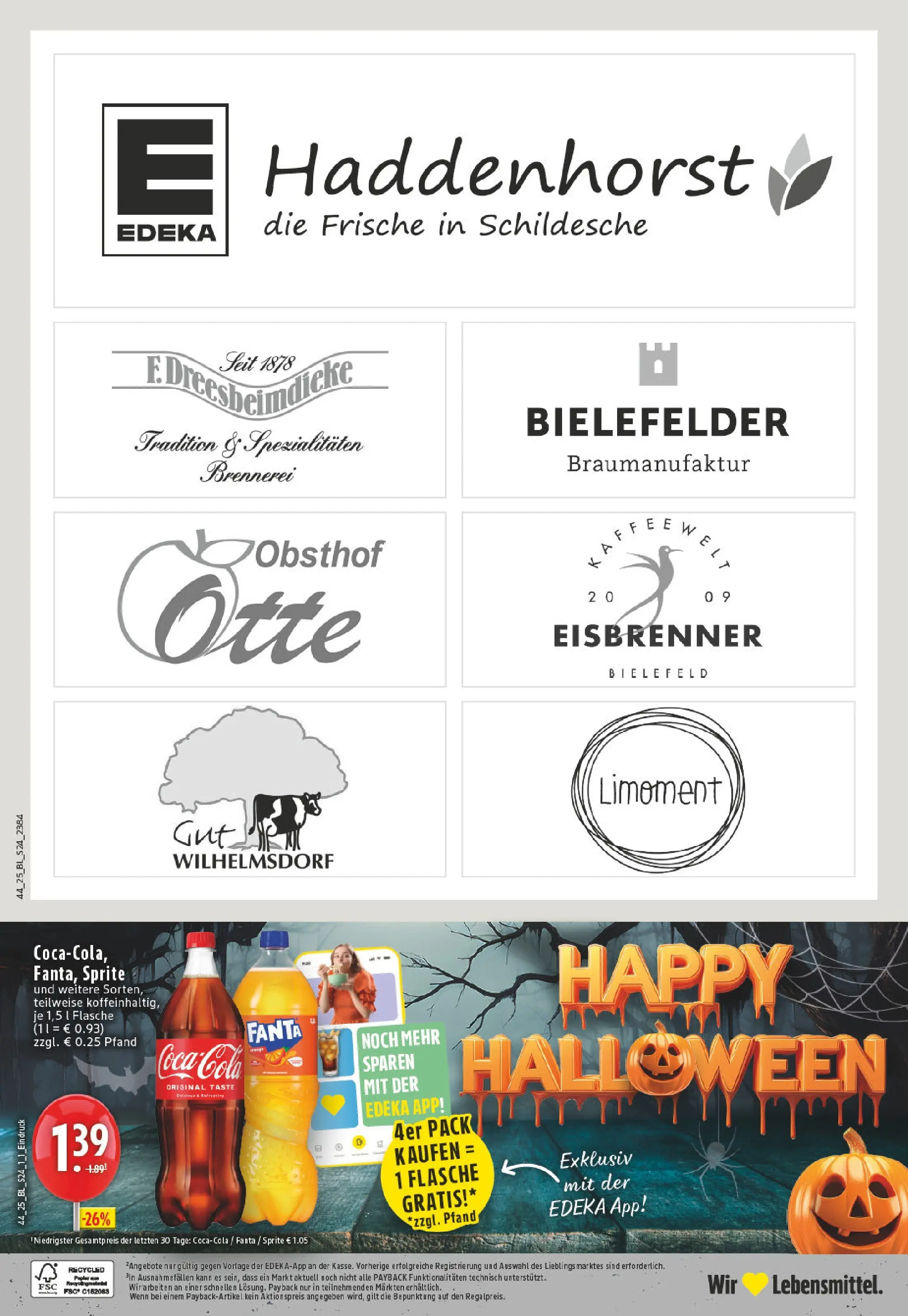 Edeka prospekt Bielefeld	 (ab 26.10.2025) » Angebote Online | Seite: 24 | Produkte: Fanta, Sprite