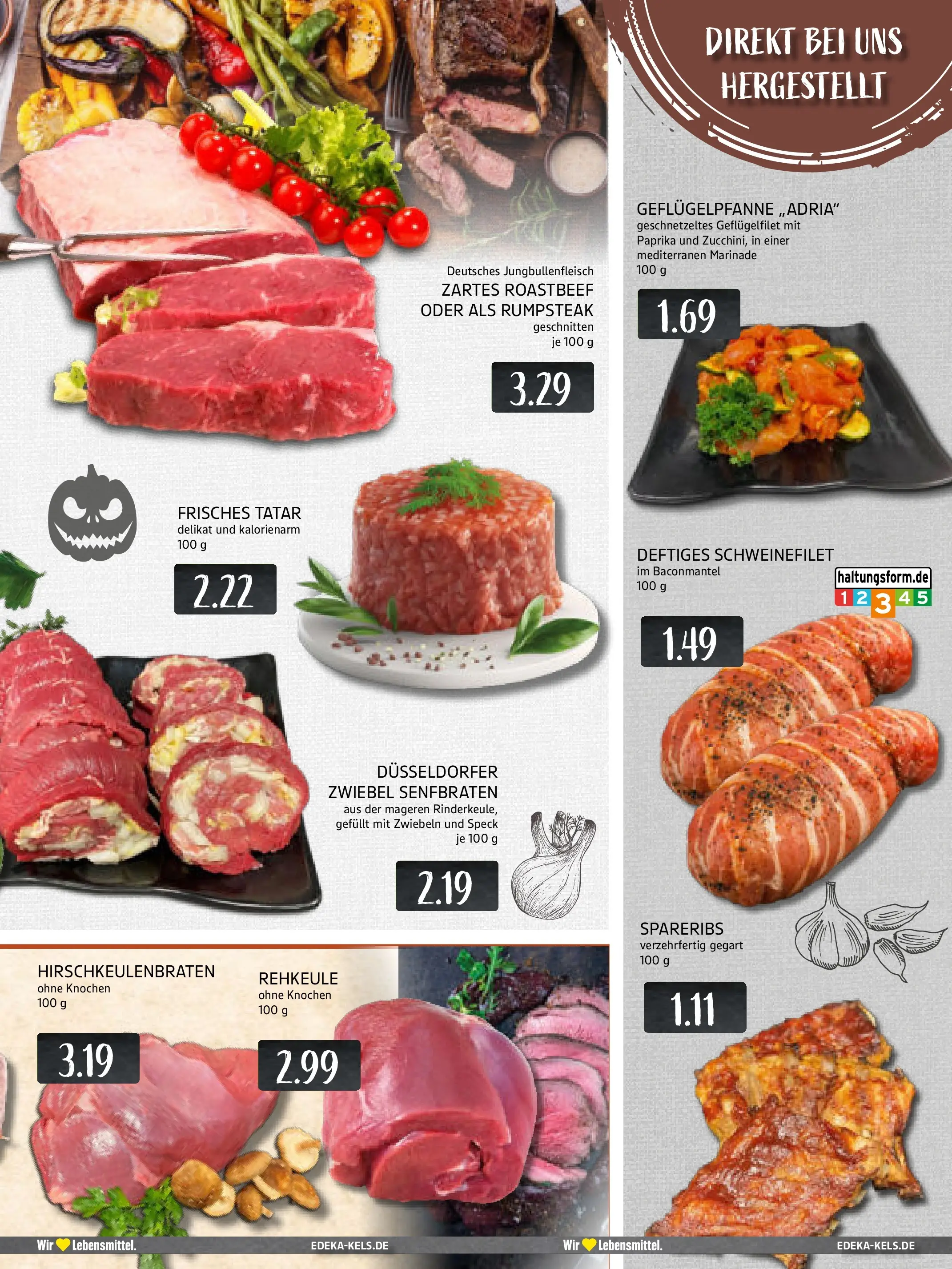 Edeka prospekt Ratingen	 (ab 26.10.2025) » Angebote Online | Seite: 3 | Produkte: Rumpsteak, Roastbeef, Zwiebeln, Paprika