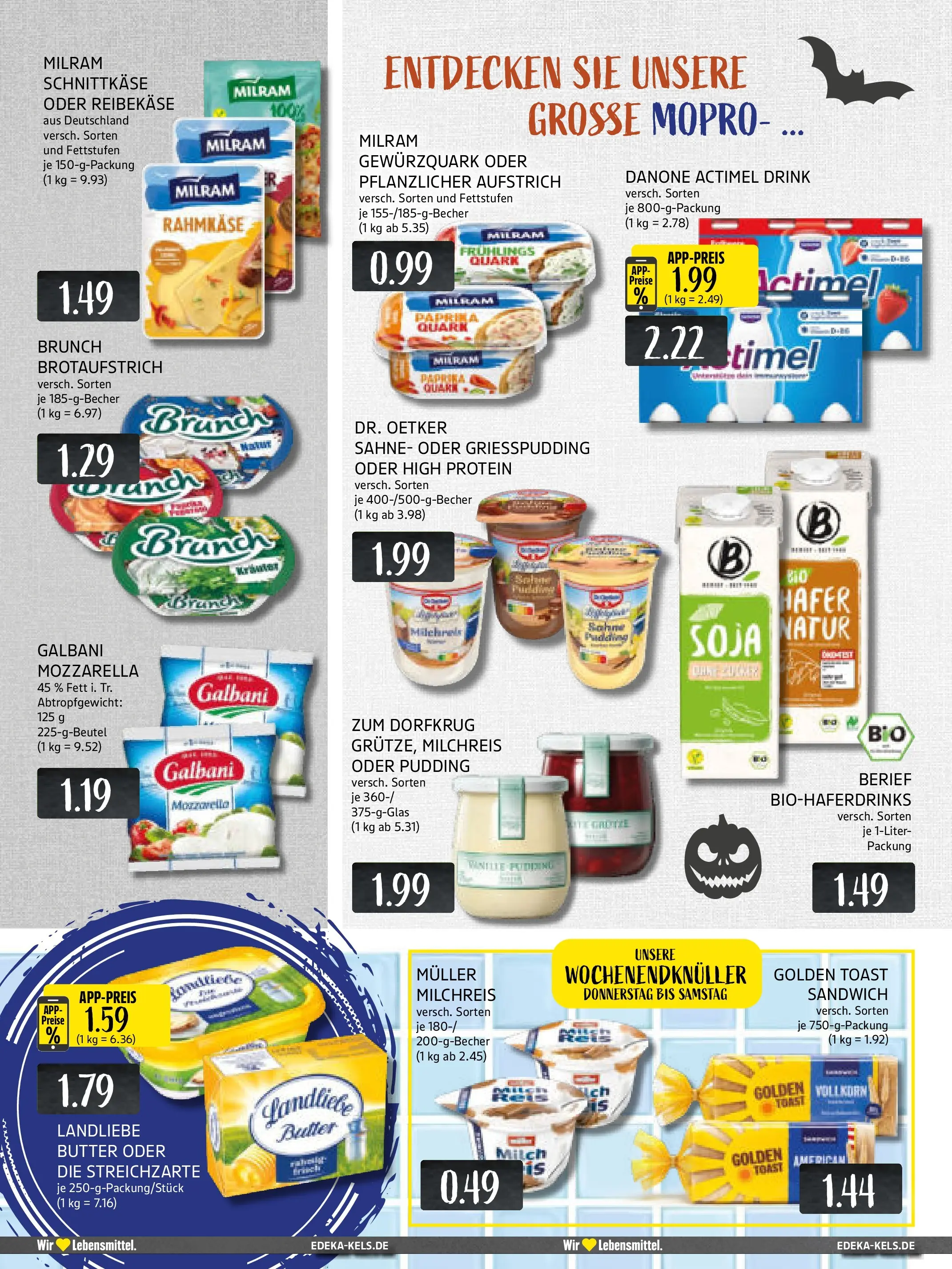 Edeka prospekt Ratingen	 (ab 26.10.2025) » Angebote Online | Seite: 10 | Produkte: Landliebe butter, Pudding, Paprika, Milram