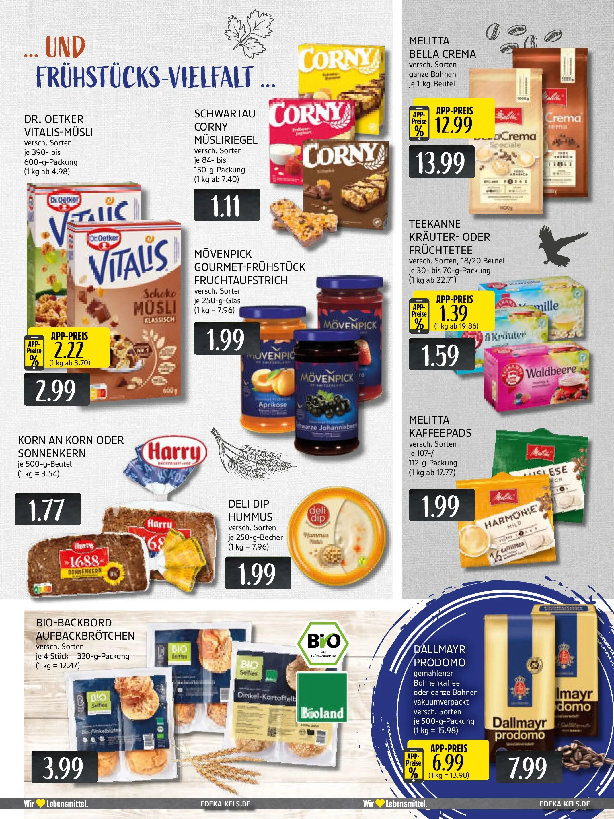 Edeka prospekt Ratingen	 (ab 26.10.2025) » Angebote Online | Seite: 11 | Produkte: Musli, Melitta, Dallmayr, Dallmayr prodomo
