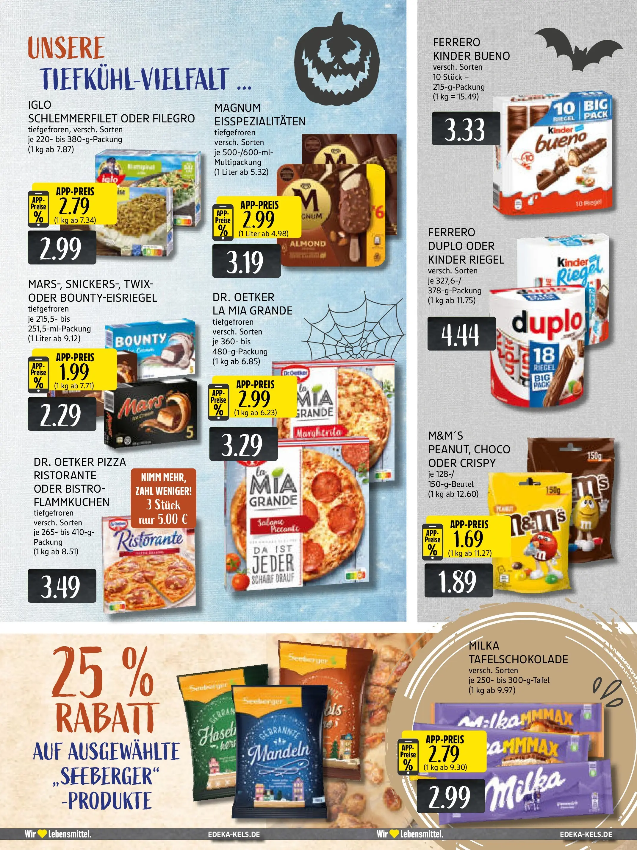 Edeka prospekt Ratingen	 (ab 26.10.2025) » Angebote Online | Seite: 13 | Produkte: Ristorante, Kinder bueno, Mars, Twix