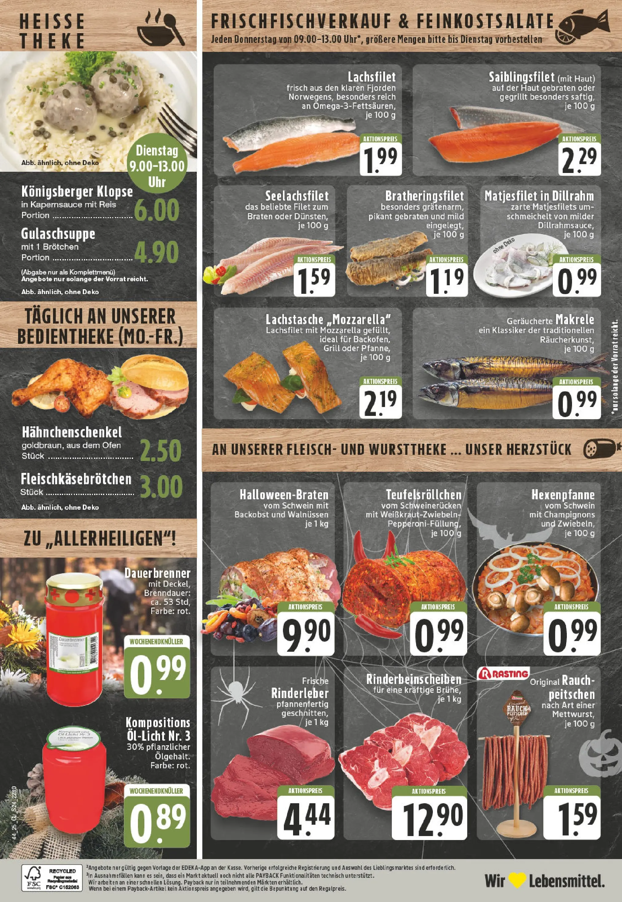 Edeka prospekt Leverkusen	 (ab 26.10.2025) » Angebote Online | Seite: 24 | Produkte: Ofen, Grill, Mozzarella, Champignons