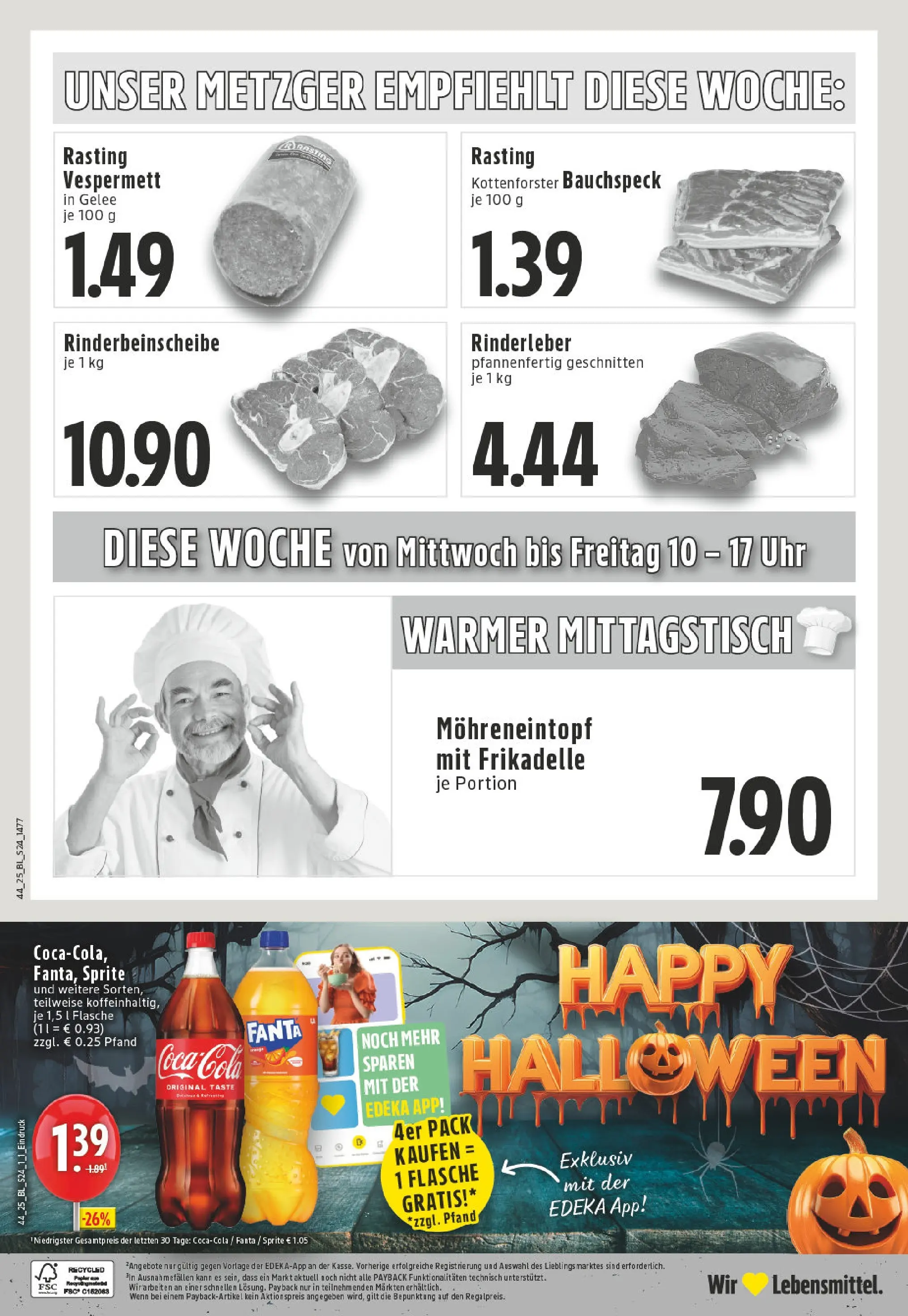 Edeka prospekt Bottrop	 (ab 26.10.2025) » Angebote Online | Seite: 24 | Produkte: Fanta, Sprite, Uhr