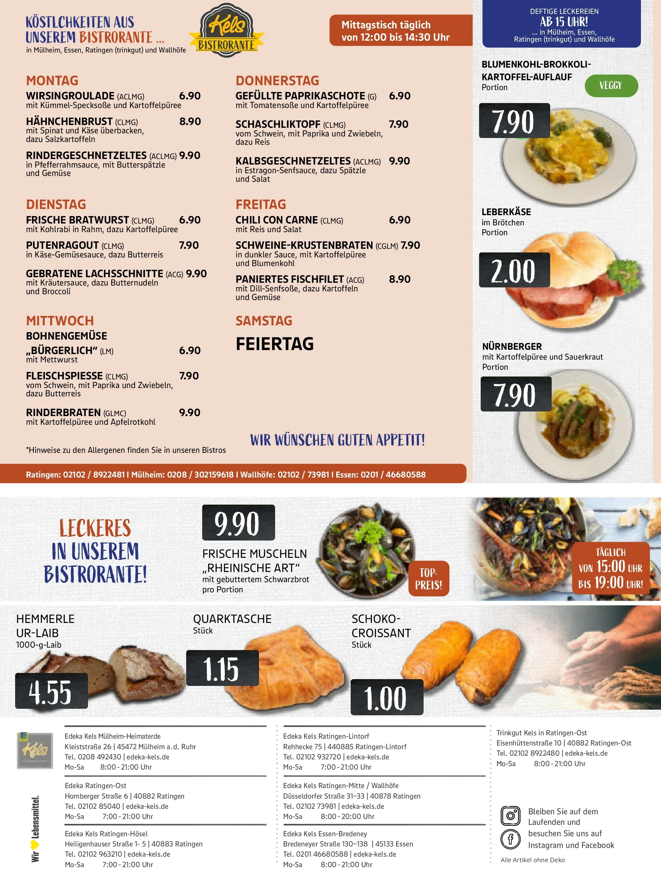 Edeka prospekt Ratingen	 (ab 26.10.2025) » Angebote Online | Seite: 16 | Produkte: Rinderbraten, Kartoffeln, Paprika, Blumenkohl