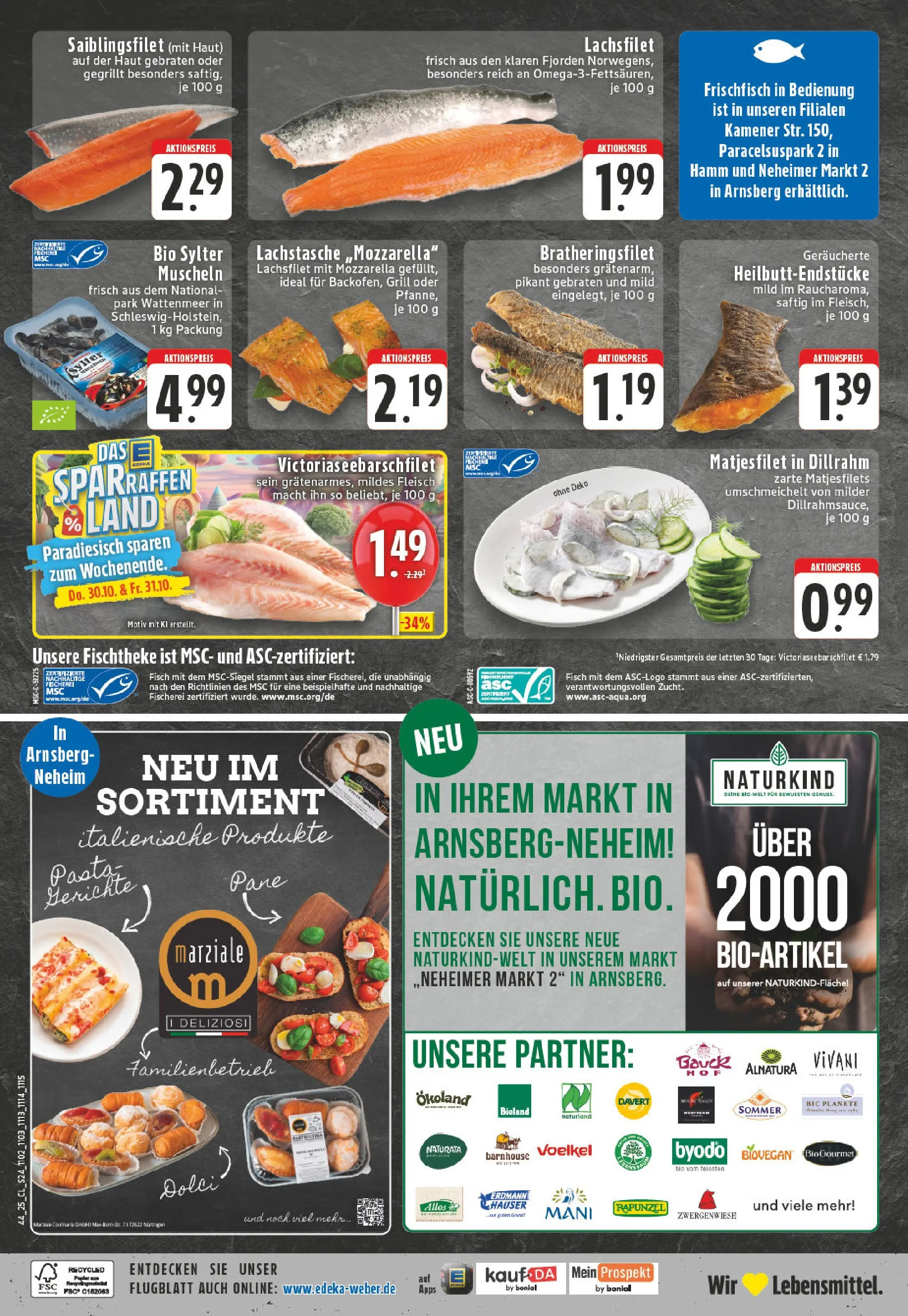 Edeka prospekt Hamm	 (ab 26.10.2025) » Angebote Online | Seite: 24 | Produkte: Grill, Fisch, Pasta, Fleisch