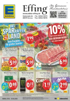 Franziskaner Hefe-Weißbier, verschiedene Sorten, je Kasten = 20 x 0,5 l (1 l = € 1.40) zzgl. 3.10 Pfand ab 26.10.2025 gültig | Seite: 24