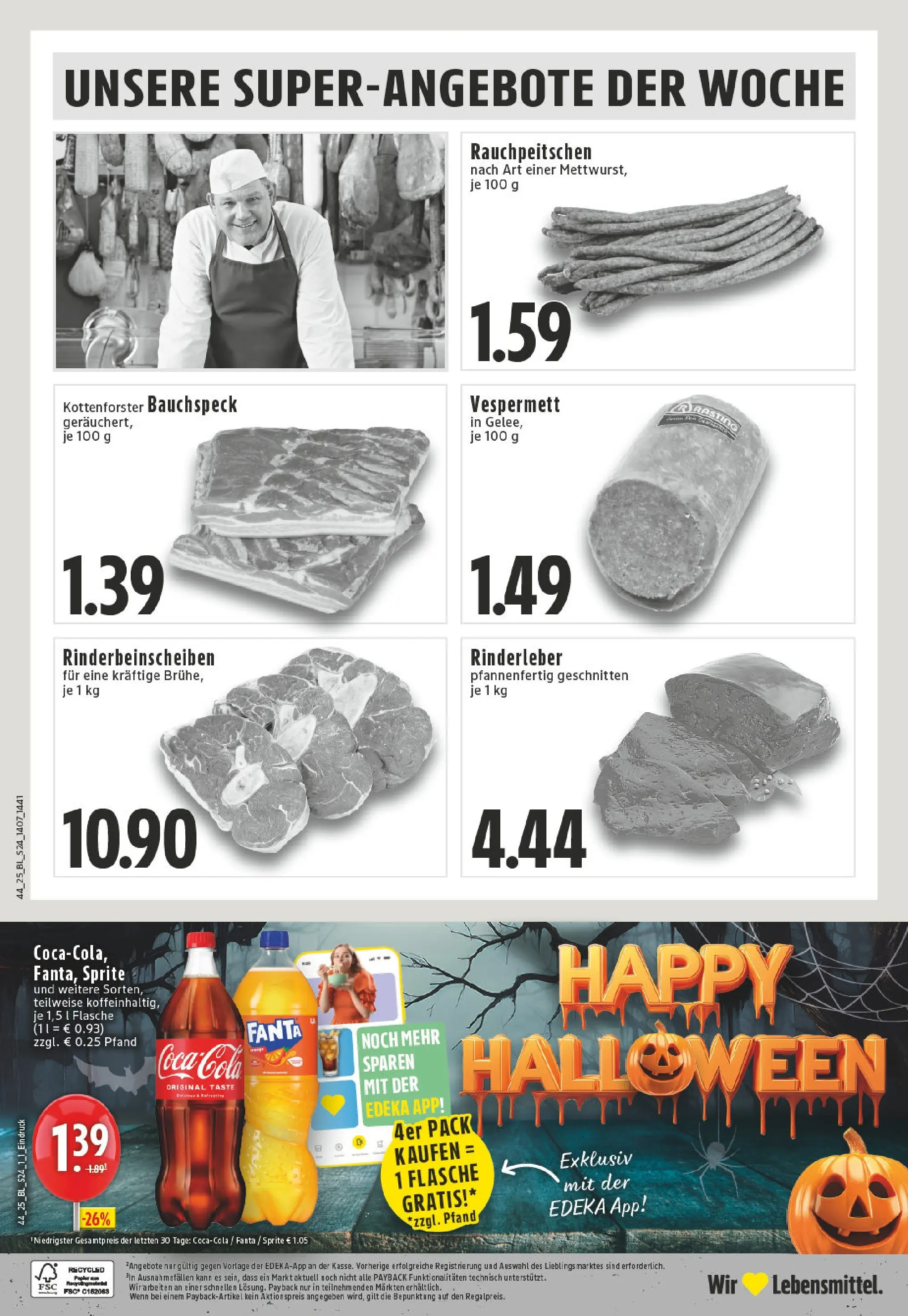 Edeka prospekt Greven	 (ab 26.10.2025) » Angebote Online | Seite: 24 | Produkte: Fanta, Sprite