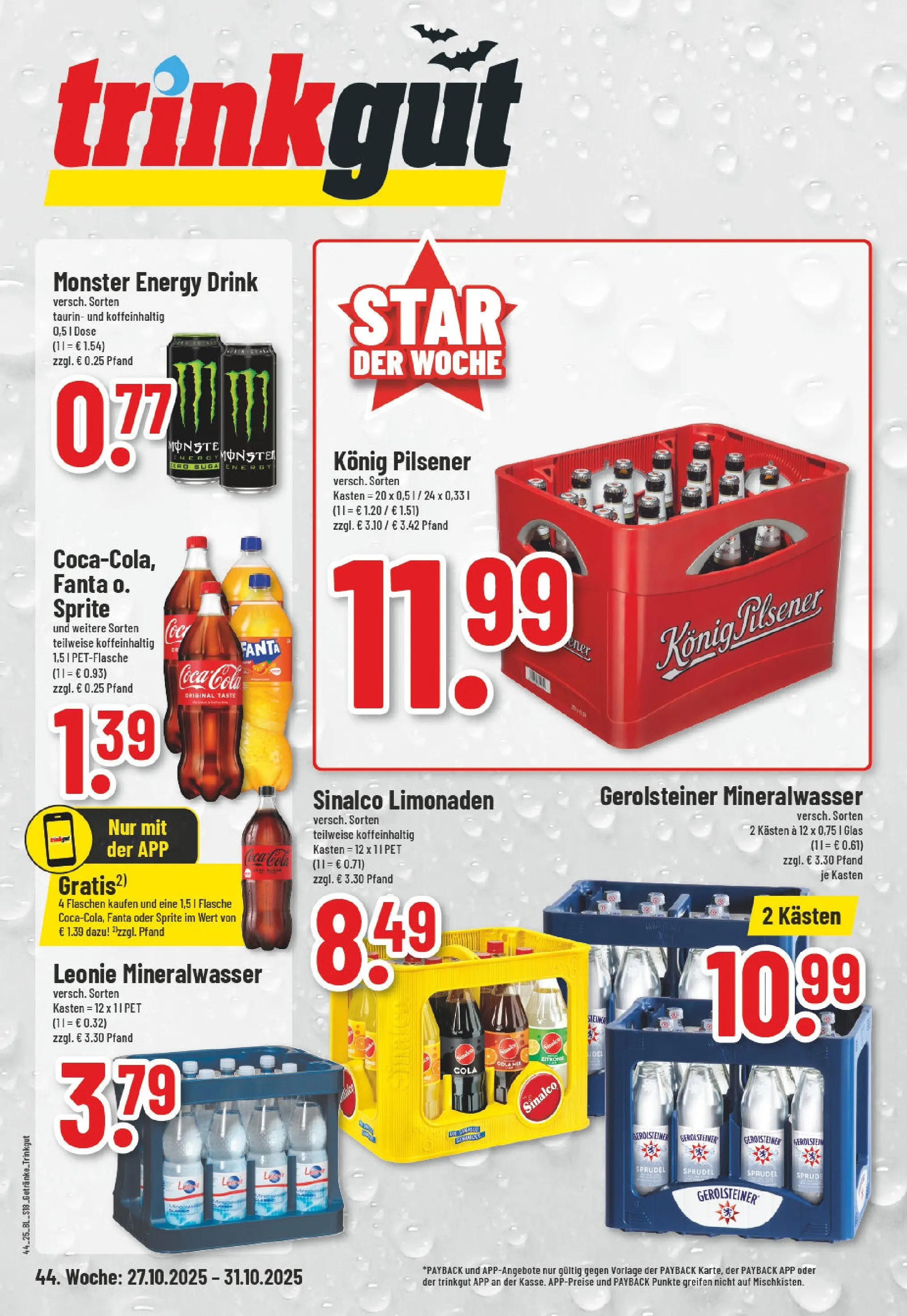 Edeka prospekt Wassenberg	 (ab 26.10.2025) » Angebote Online | Seite: 18 | Produkte: Cola, Mineralwasser, Zitrone, Gerolsteiner