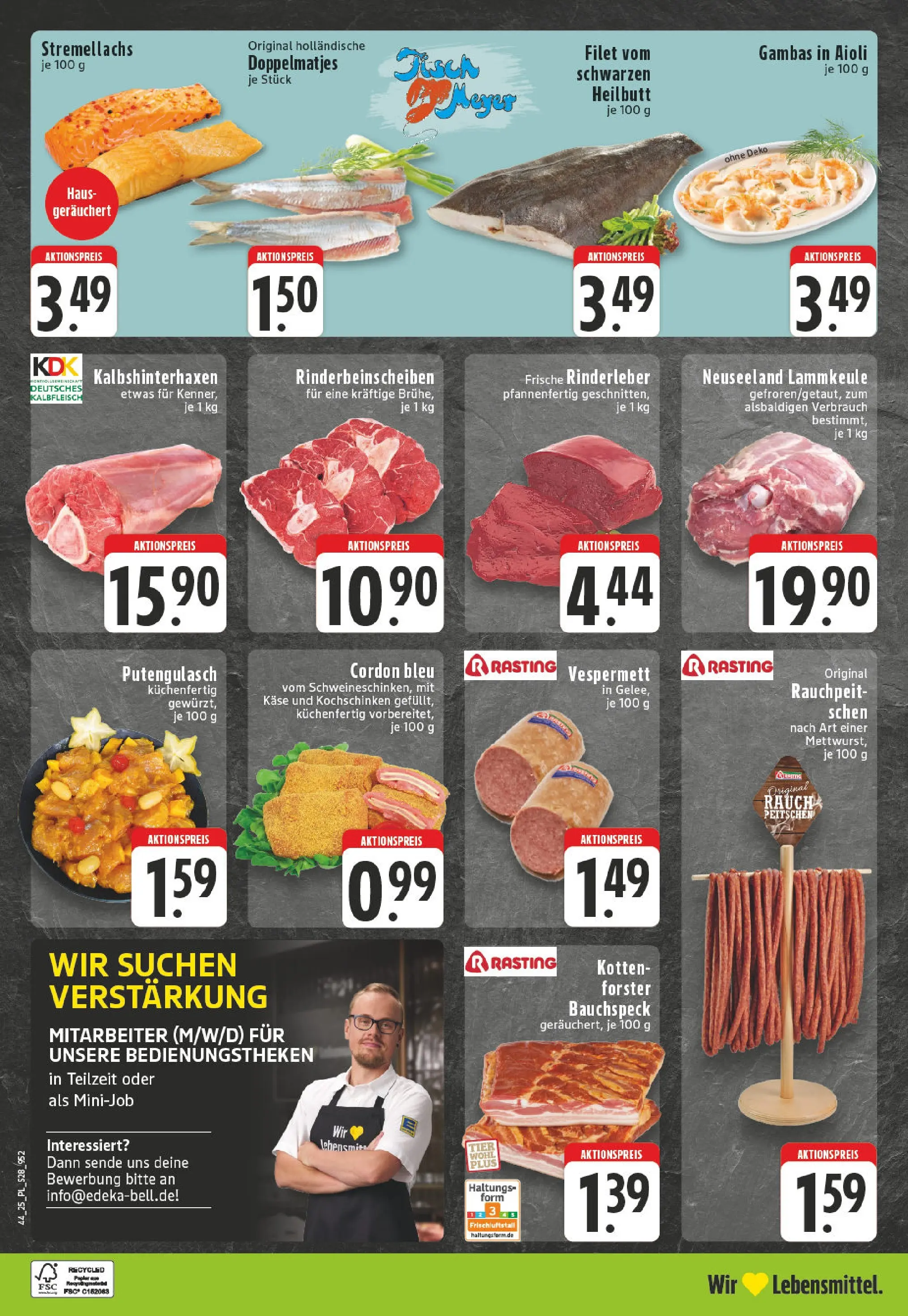 Edeka prospekt Bornheim	 (ab 26.10.2025) » Angebote Online | Seite: 28 | Produkte: Lammkeule, Käse, Tisch