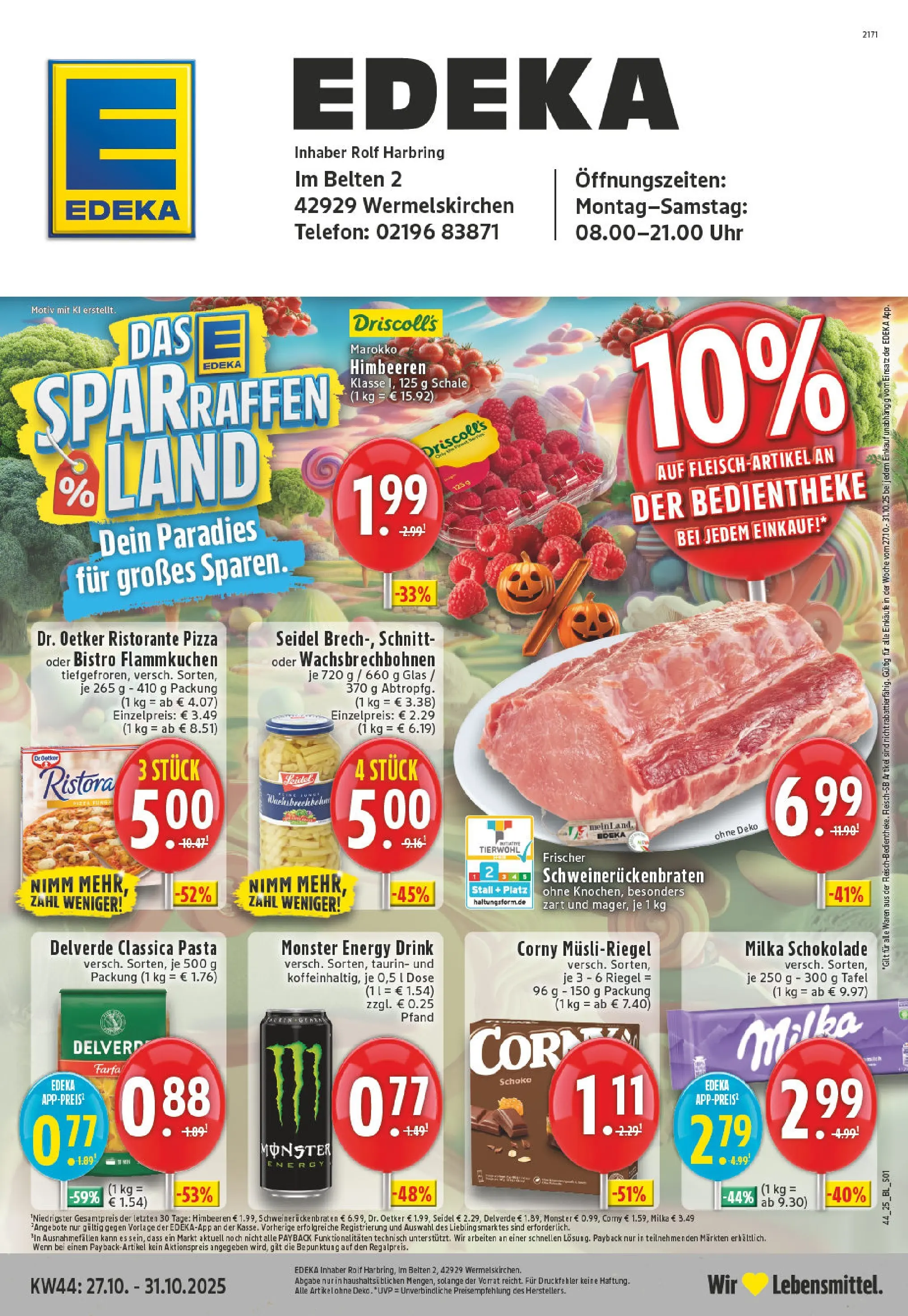 Edeka prospekt Wermelskirchen	 (ab 26.10.2025) » Angebote Online | Seite: 1
