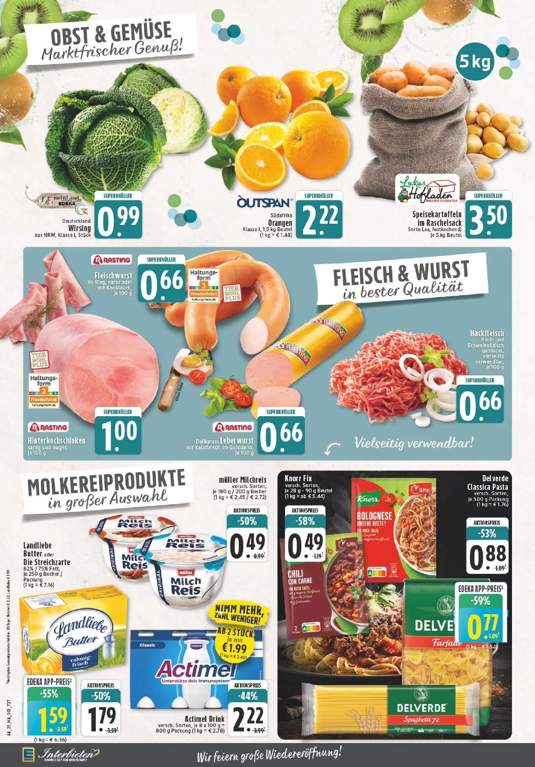 Edeka prospekt Weilerswist	 (ab 26.10.2025) » Angebote Online | Seite: 2 | Produkte: Butter, Knorr, Obst, Chili