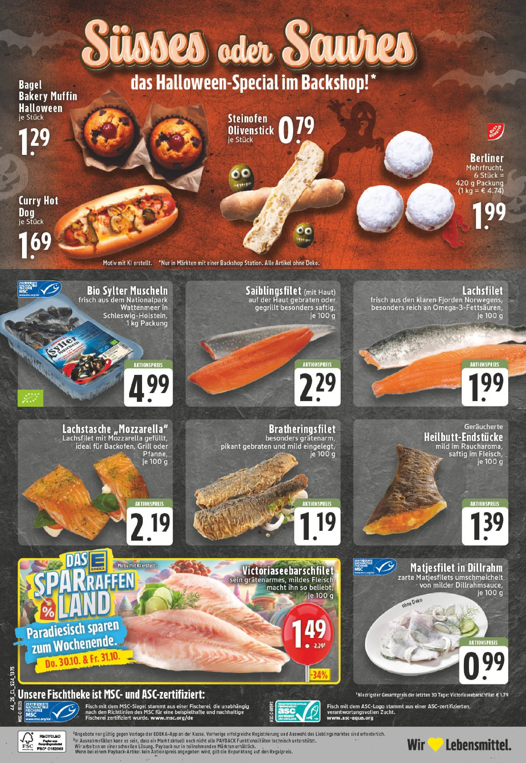 Edeka prospekt Witten-Herbede	 (ab 26.10.2025) » Angebote Online | Seite: 24 | Produkte: Berliner, Mozzarella, Fisch, Fleisch