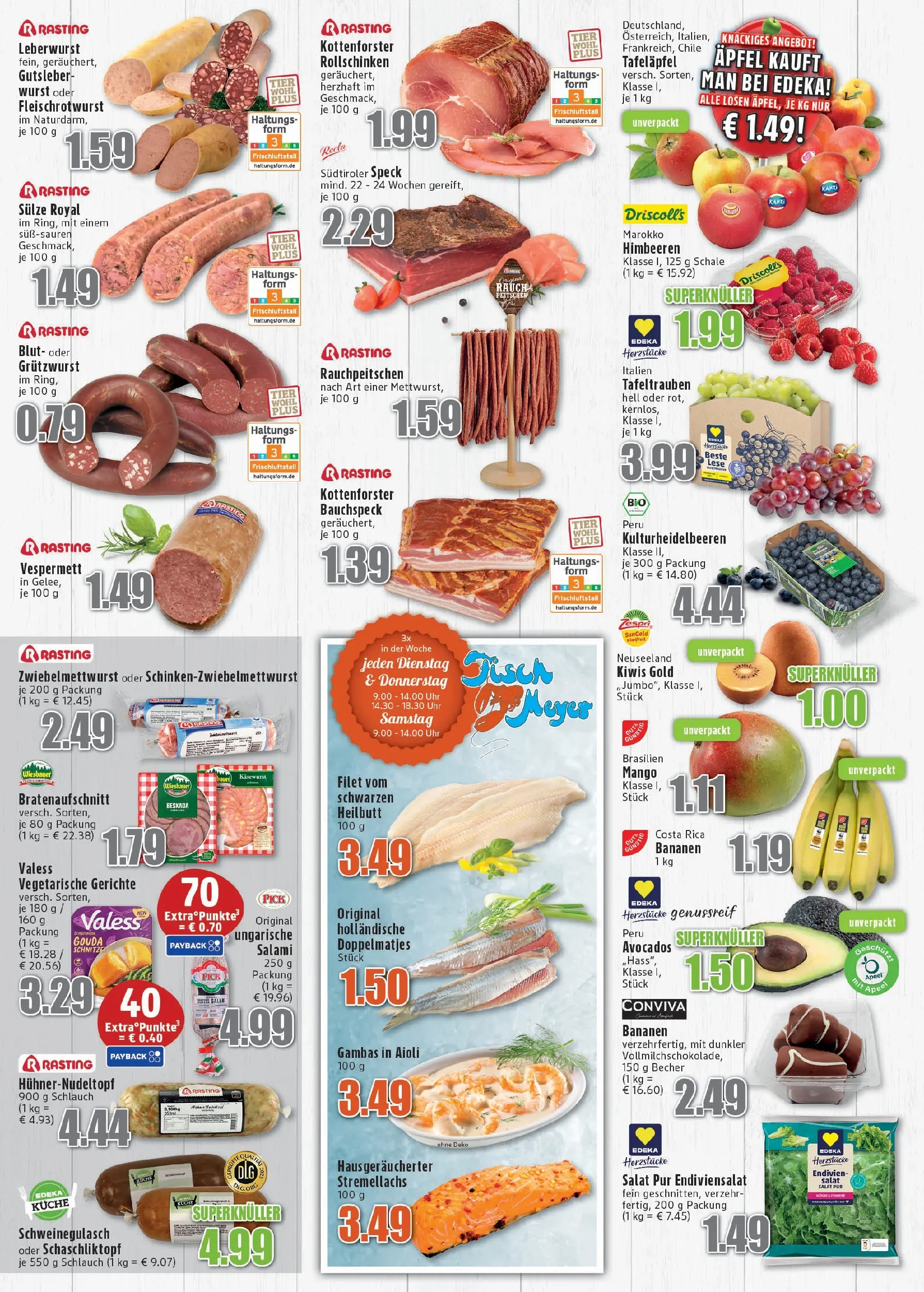 Edeka prospekt Meckenheim	 (ab 26.10.2025) » Angebote Online | Seite: 3 | Produkte: Himbeeren, Gouda, Küche, Bananen