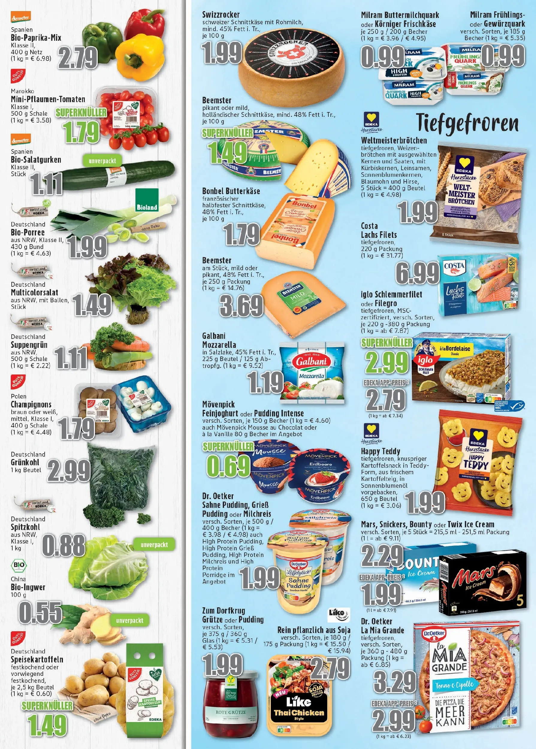 Edeka prospekt Meckenheim	 (ab 26.10.2025) » Angebote Online | Seite: 4 | Produkte: Quark, Mars, Lachs, Kartoffeln